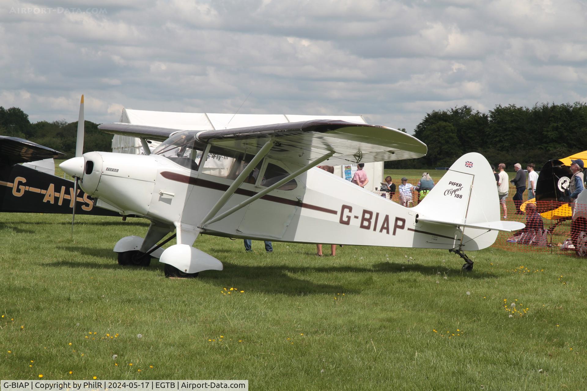 G-BIAP, 1950 Piper PA-16 Clipper Clipper C/N 16-732, G-BIAP 1950 Piper PA-16 Clipper Booker 17.05.24