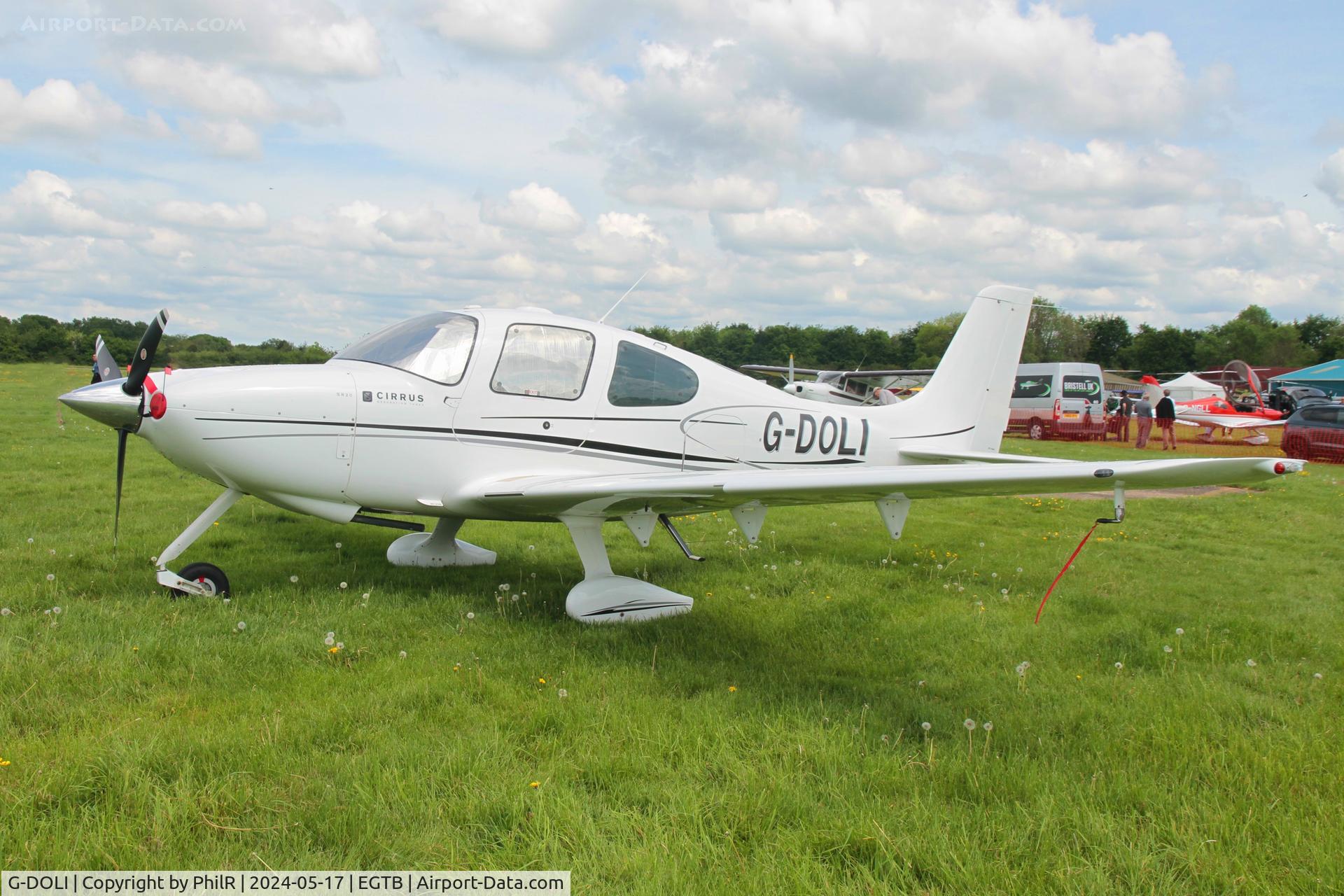 G-DOLI, 2008 Cirrus SR20 G3 GTS C/N 2009, G-DOLI 2008 Cirrus SR20 Booker 17.05.24