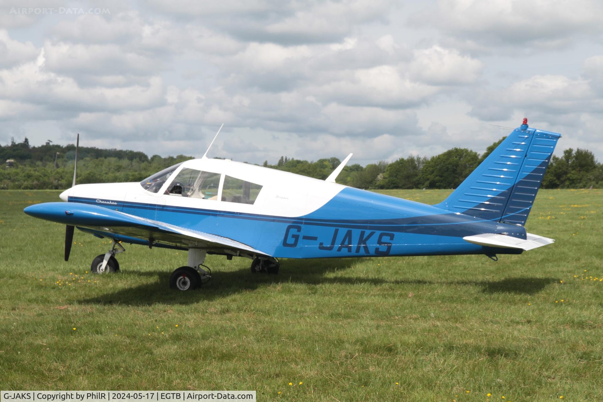 G-JAKS, 1962 Piper PA-28-160 Cherokee Cherokee C/N 28-339, G-JAKS 1962 Piper PA-28-160 Cherokee Booker 17.05.24 (1)