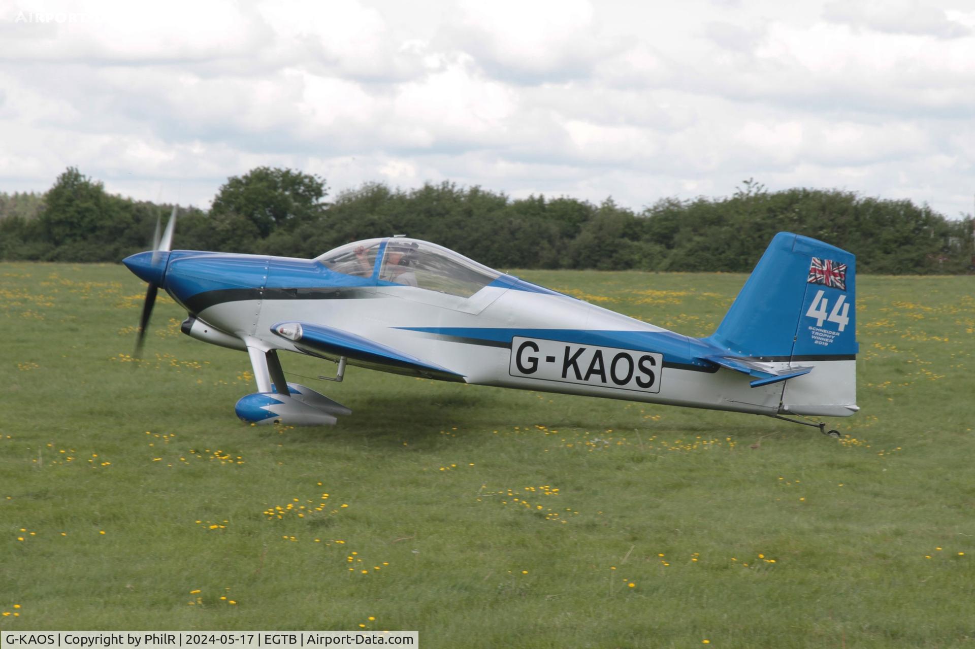 G-KAOS, 2003 Vans RV-7 C/N PFA 323-13956, G-KAOS 2012 VANS RV-7 Booker 17.05.24