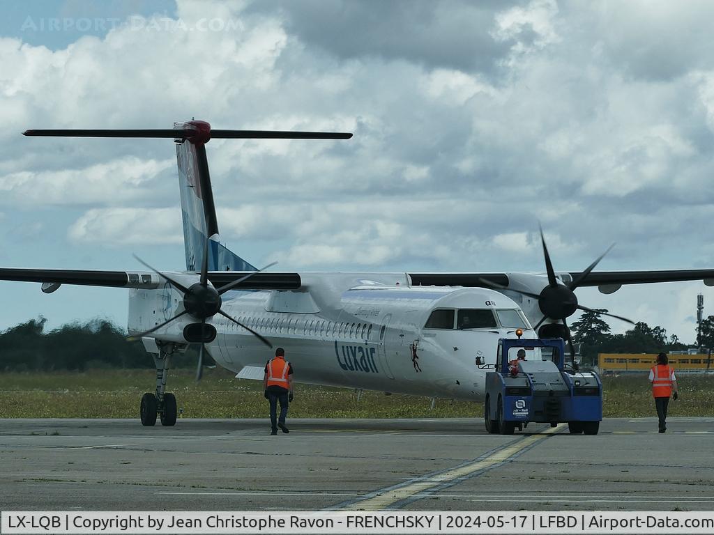 LX-LQB, 2015 De Havilland Canada DHC-8-402Q Dash 8 C/N 4512, Bordeaux (BOD)	Luxembourg (LUX)	LG8172