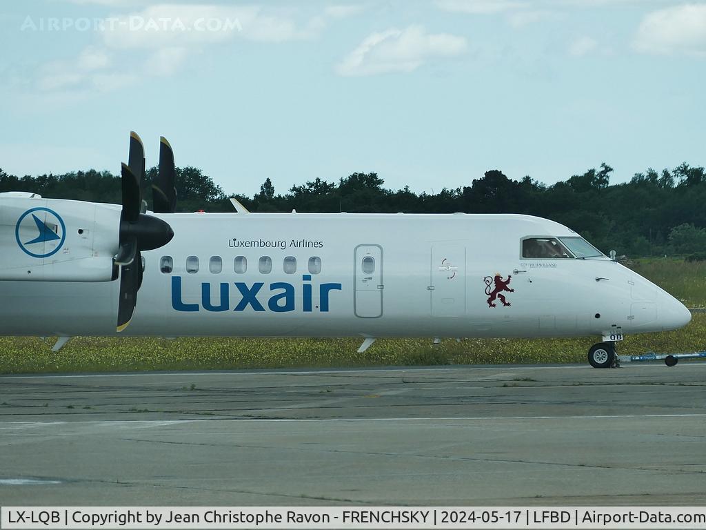 LX-LQB, 2015 De Havilland Canada DHC-8-402Q Dash 8 C/N 4512, Bordeaux (BOD)	Luxembourg (LUX)	LG8172