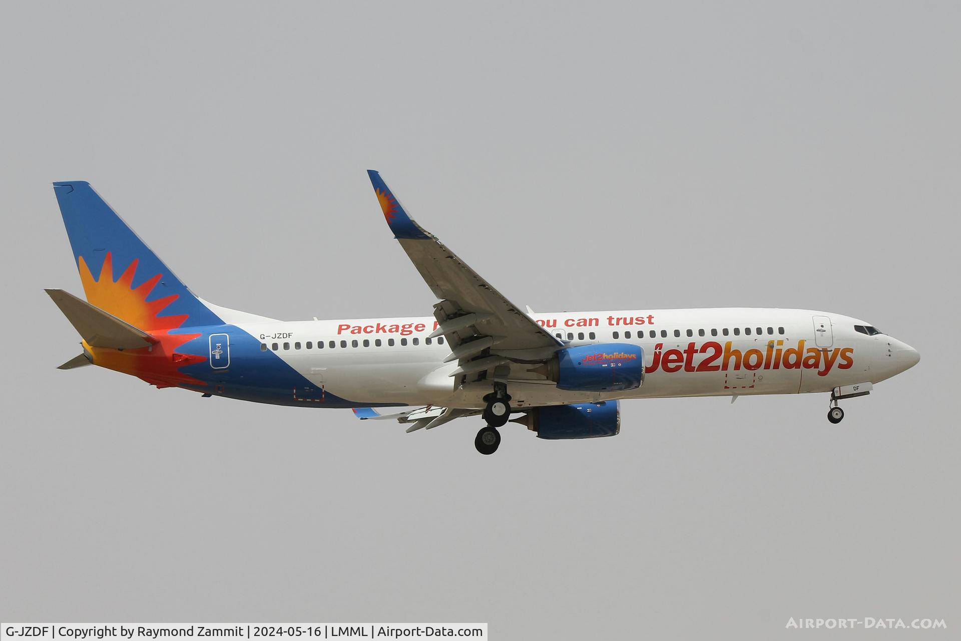 G-JZDF, 2015 Boeing 737-8H6 C/N 41768, B737-800 G-JZDF Jet2Com