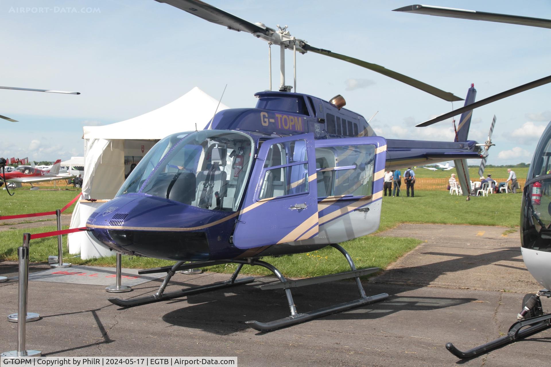 G-TOPM, 1991 Agusta AB-206B JetRanger III C/N 8732, G-TOPM 1991 Agusta AB206B Jet Ranger ll Booker 17.05.24