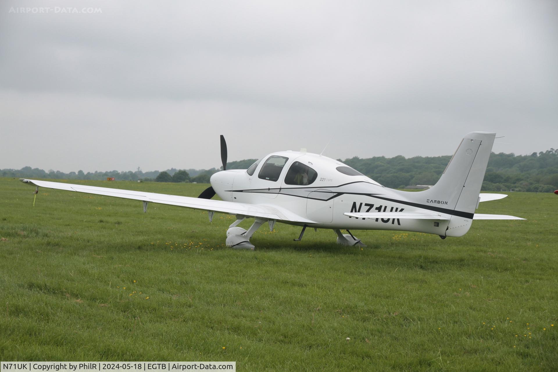 N71UK, 2015 Cirrus SR22T C/N 1002, N71UK 2015 Cirrus SR22T Booker 18.05.24