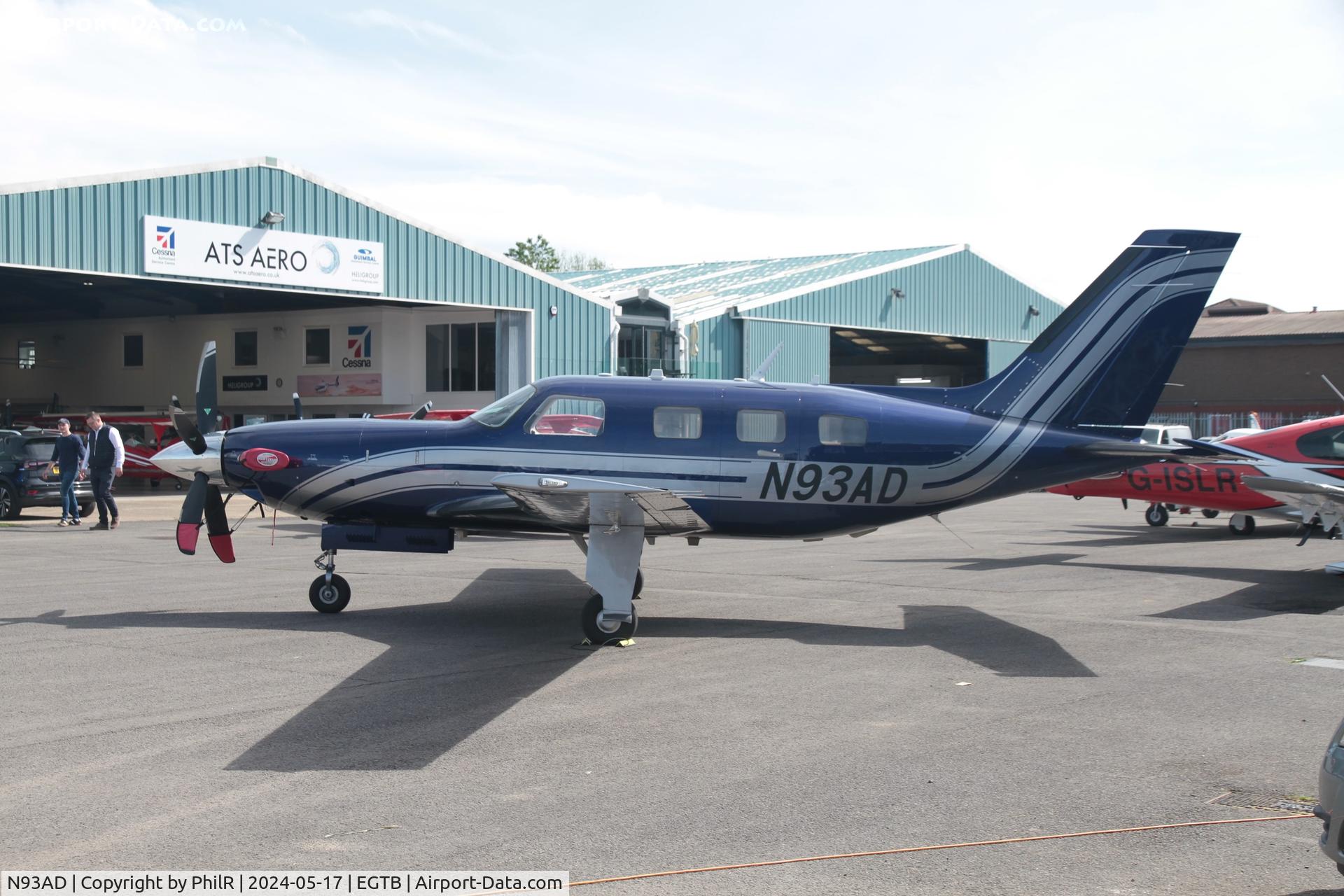 N93AD, 2007 Piper PA-46-500TP Malibu Meridian C/N 4697291, N93AD 2007 Piper PA46-500TP Maribu Meridian Booker 17.05.24