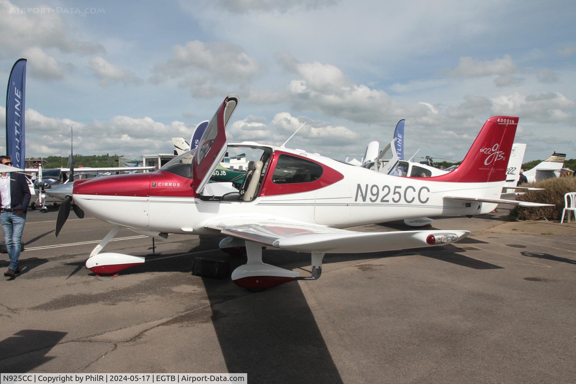 N925CC, 2008 Cirrus SR22 G3 GTSX Perspective C/N 2992, N925CC 2008 Cirrus SR22 Booker 17.05.24