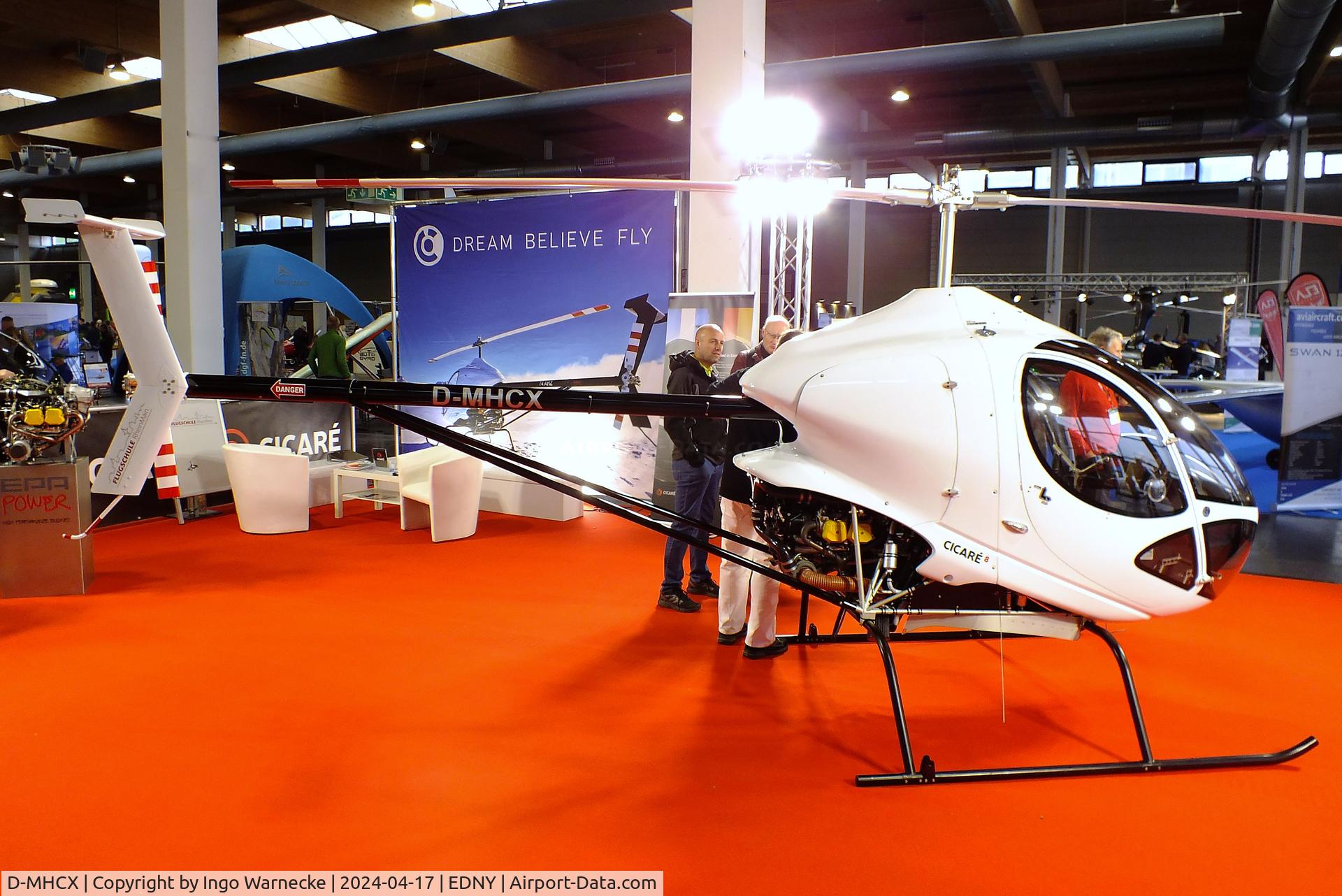 D-MHCX, Cicare CH-8 C/N not found_d-mhcx, Cicare CH-8 at the AERO 2024, Friedrichshafen