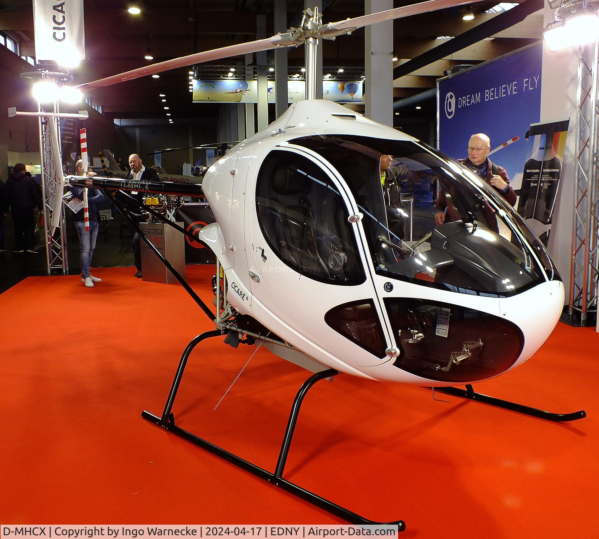 D-MHCX, Cicare CH-8 C/N not found_d-mhcx, Cicare CH-8 at the AERO 2024, Friedrichshafen