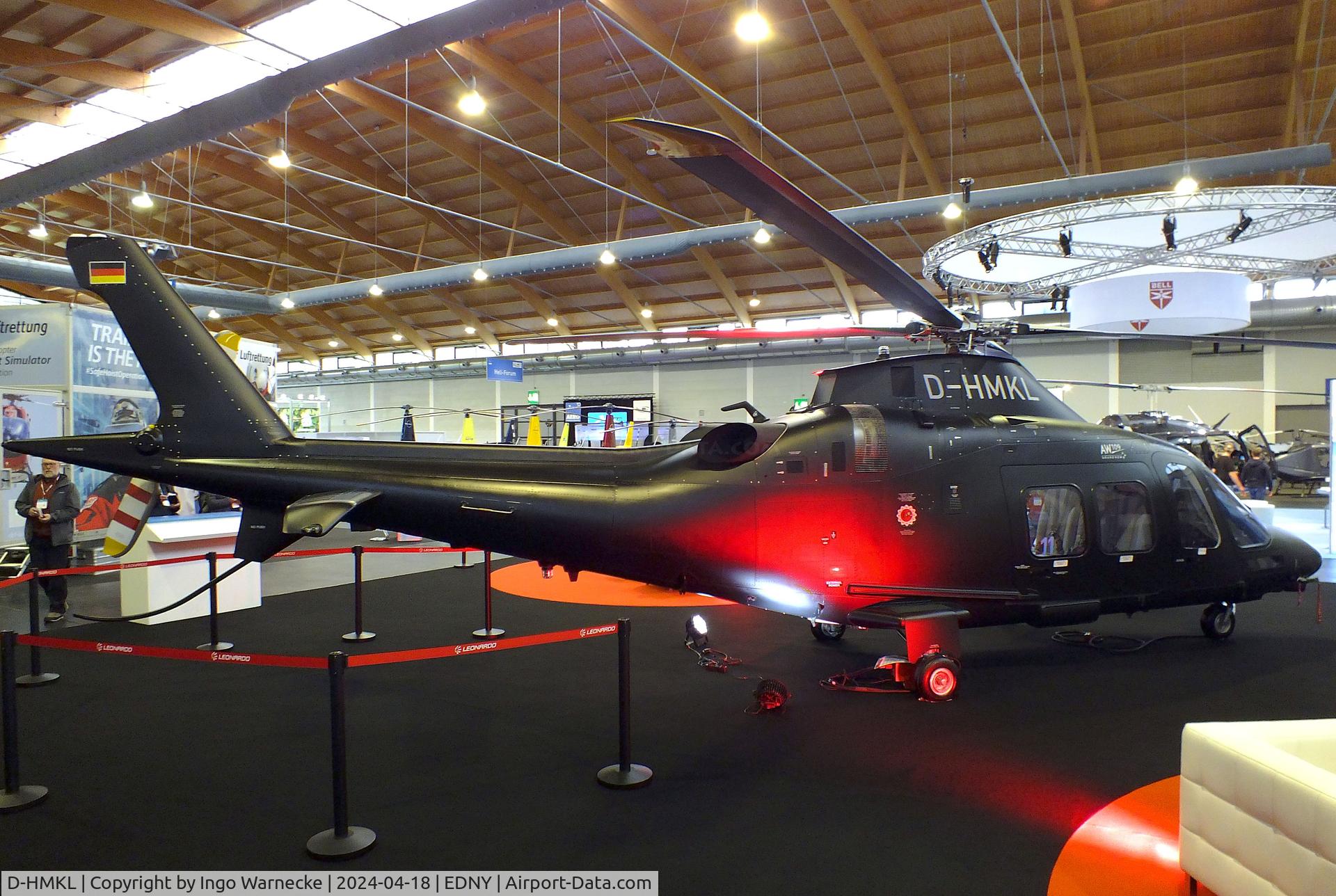 D-HMKL, 2019 Leonardo AW-109SP GrandNew C/N 22411, AgustaWestland (Leonardo) AW109SP (A.109) Grand New at the AERO 2024, Friedrichshafen