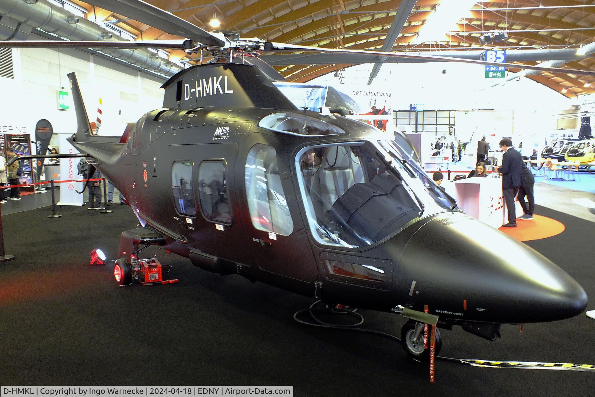 D-HMKL, 2019 Leonardo AW-109SP GrandNew C/N 22411, AgustaWestland (Leonardo) AW109SP (A.109) Grand New at the AERO 2024, Friedrichshafen