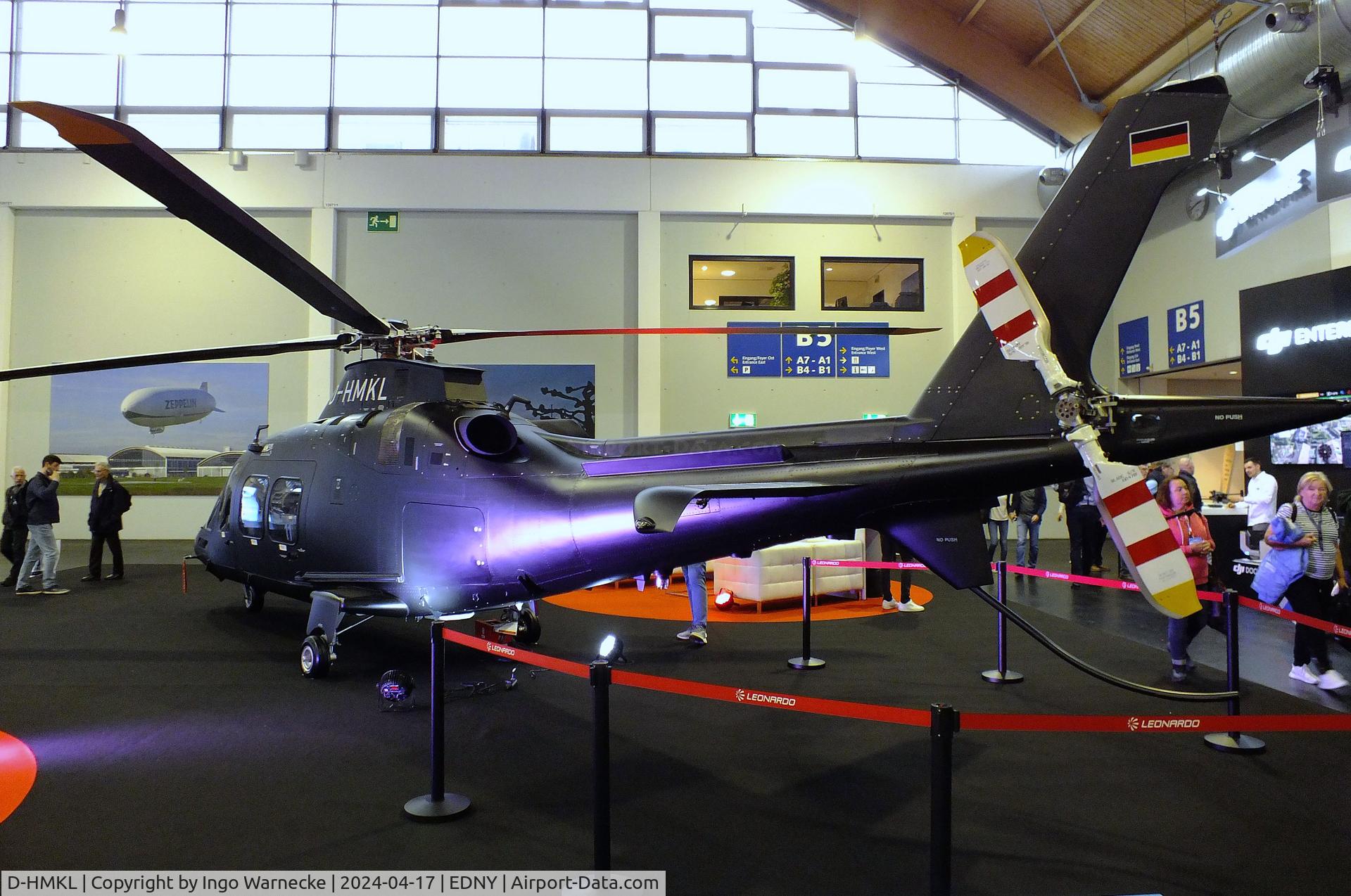 D-HMKL, 2019 Leonardo AW-109SP GrandNew C/N 22411, AgustaWestland (Leonardo) AW109SP (A.109) Grand New at the AERO 2024, Friedrichshafen
