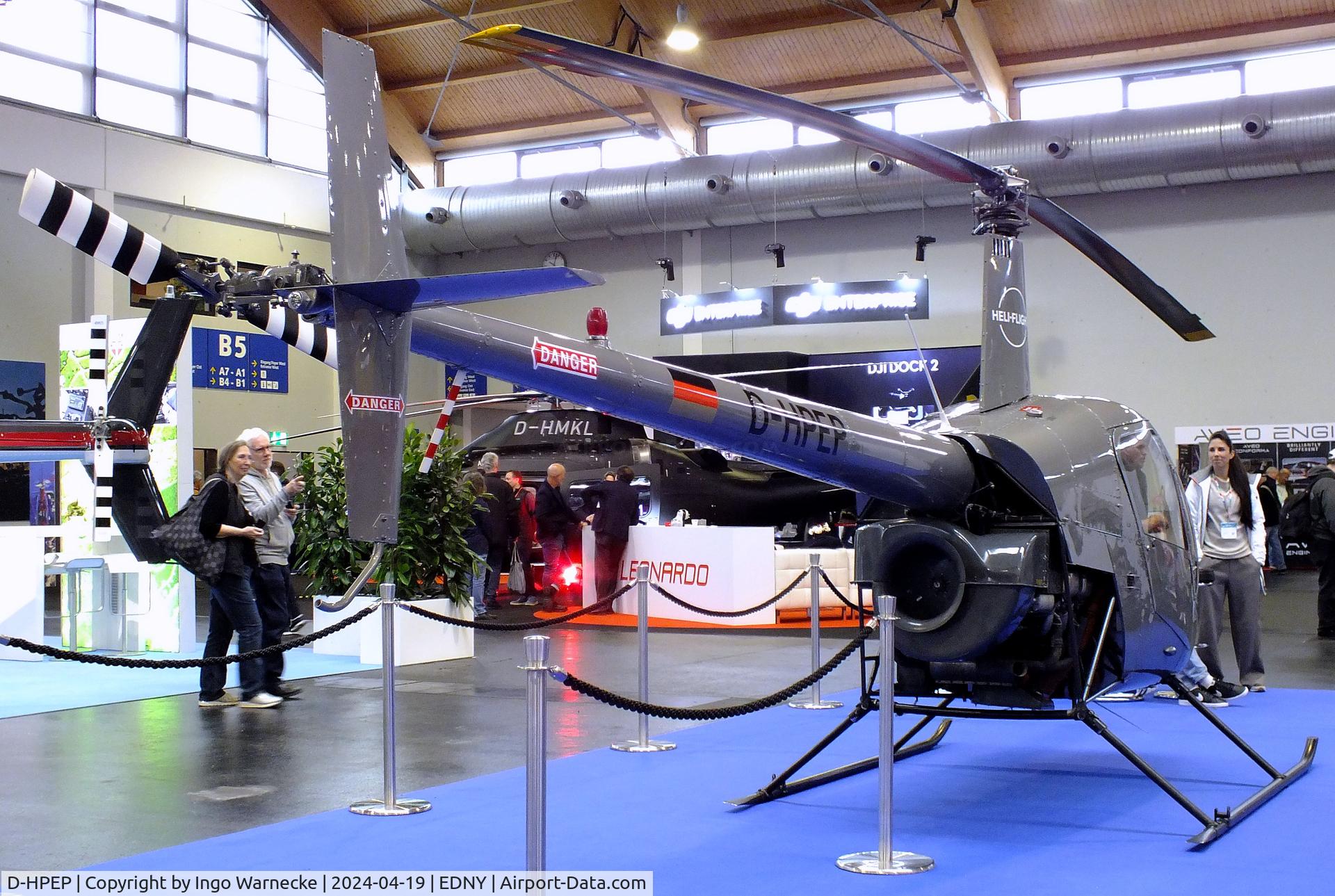 D-HPEP, 1993 Robinson R22 Beta C/N 2327, Robinson R22 Beta at the AERO 2024, Friedrichshafen