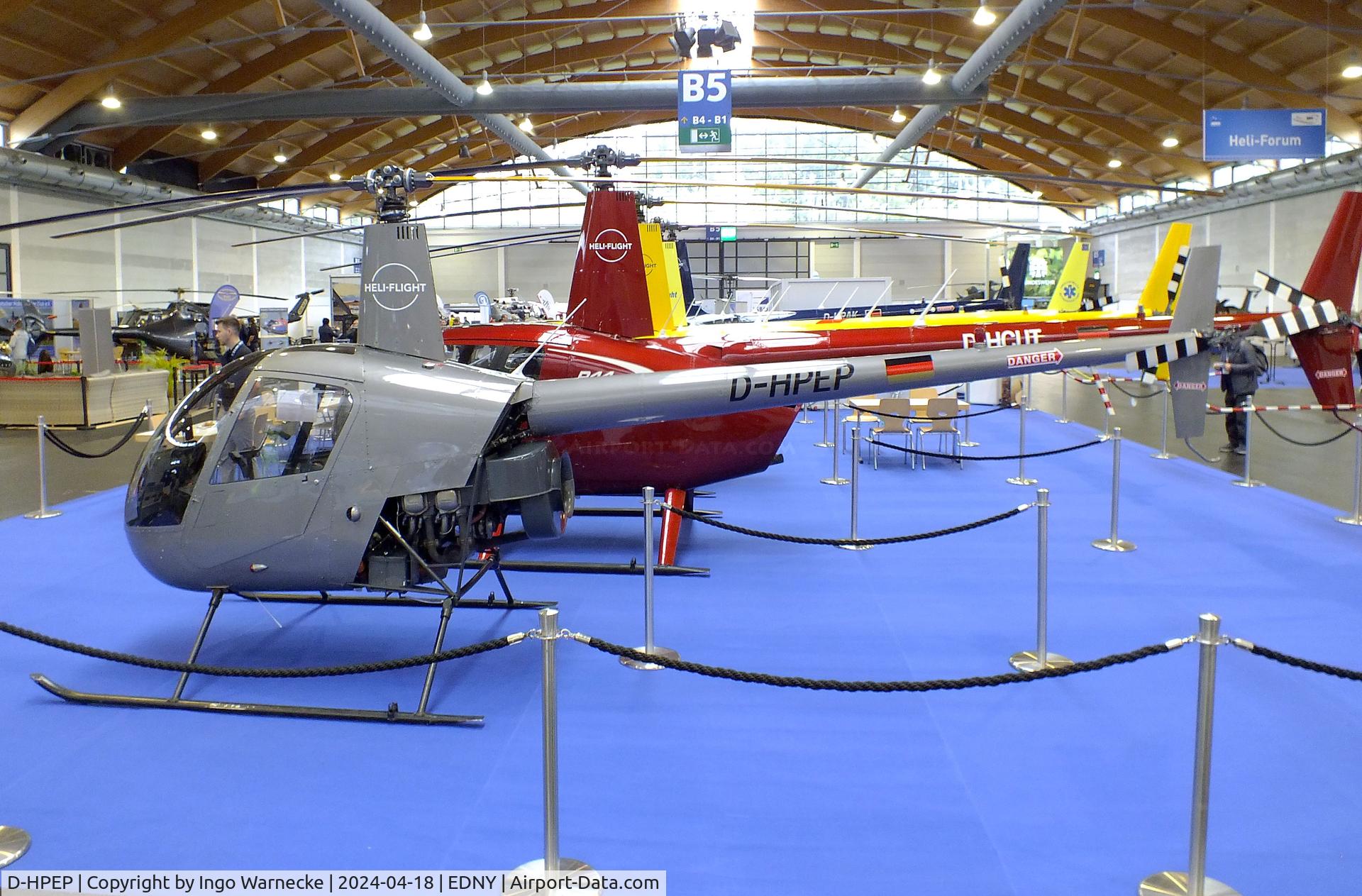 D-HPEP, 1993 Robinson R22 Beta C/N 2327, Robinson R22 Beta at the AERO 2024, Friedrichshafen