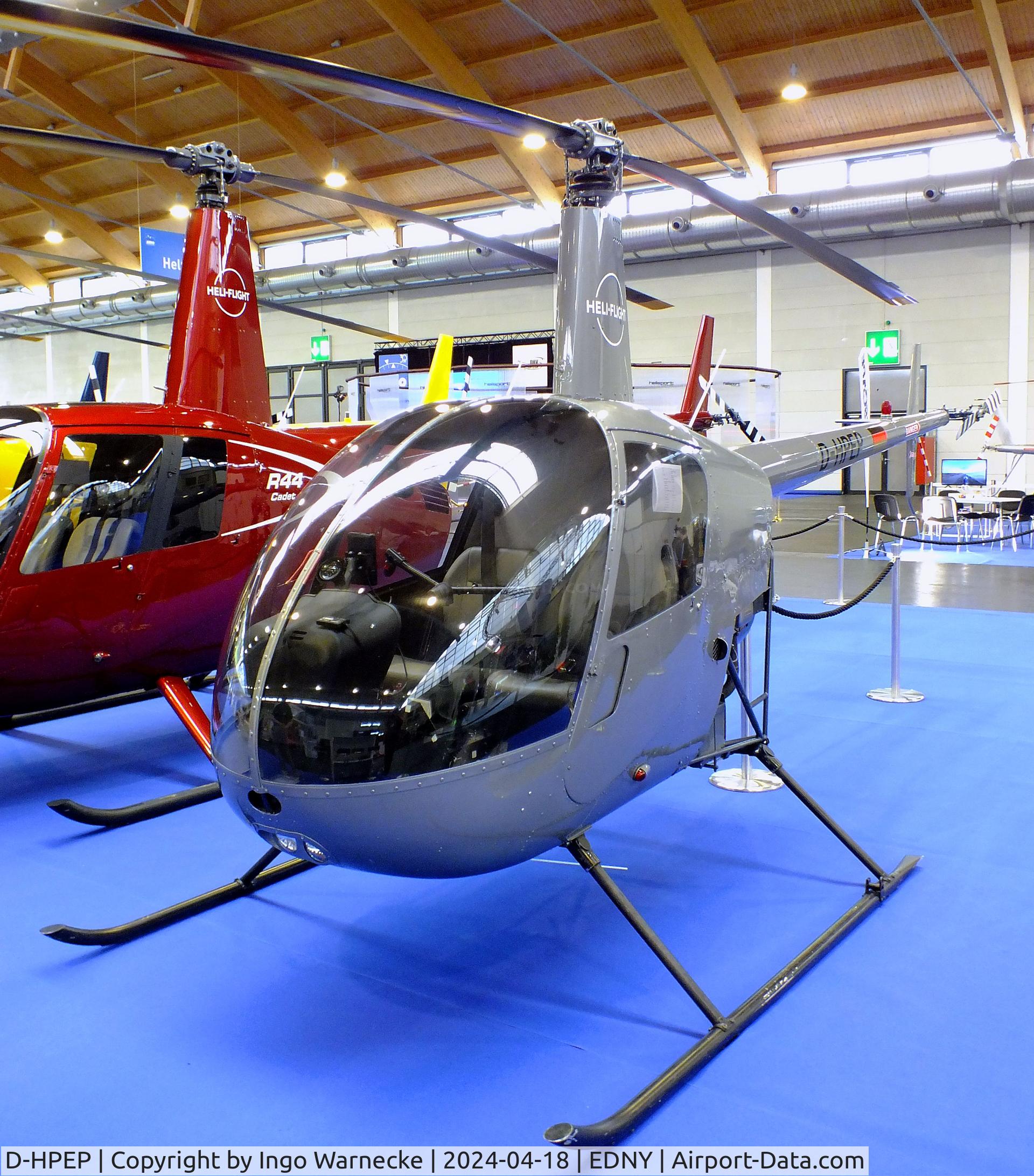 D-HPEP, 1993 Robinson R22 Beta C/N 2327, Robinson R22 Beta at the AERO 2024, Friedrichshafen