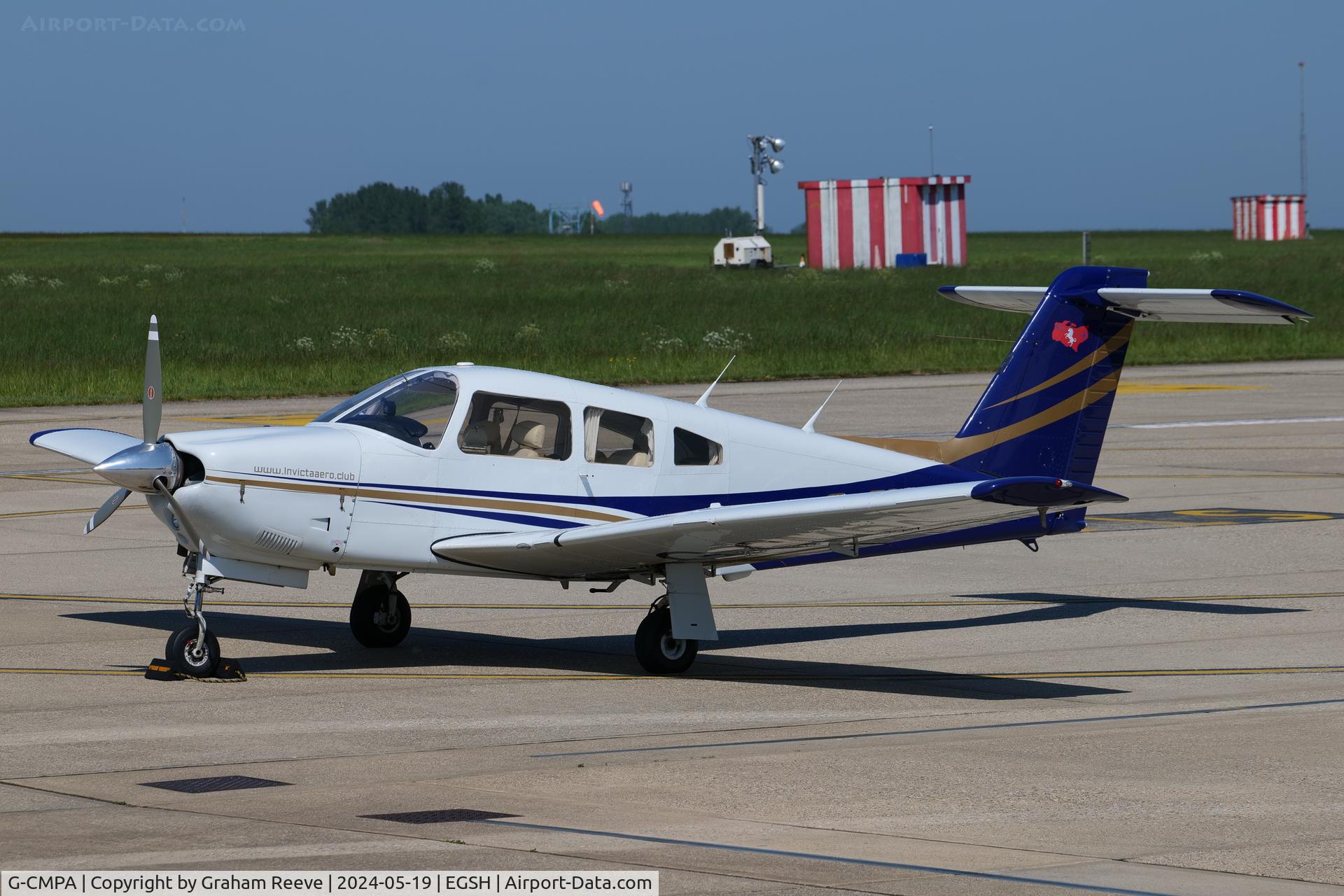 G-CMPA, 1979 Piper PA-28RT-201 Cherokee Arrow IV Arrow IV C/N 28R-7918119, Parked at Norwich.