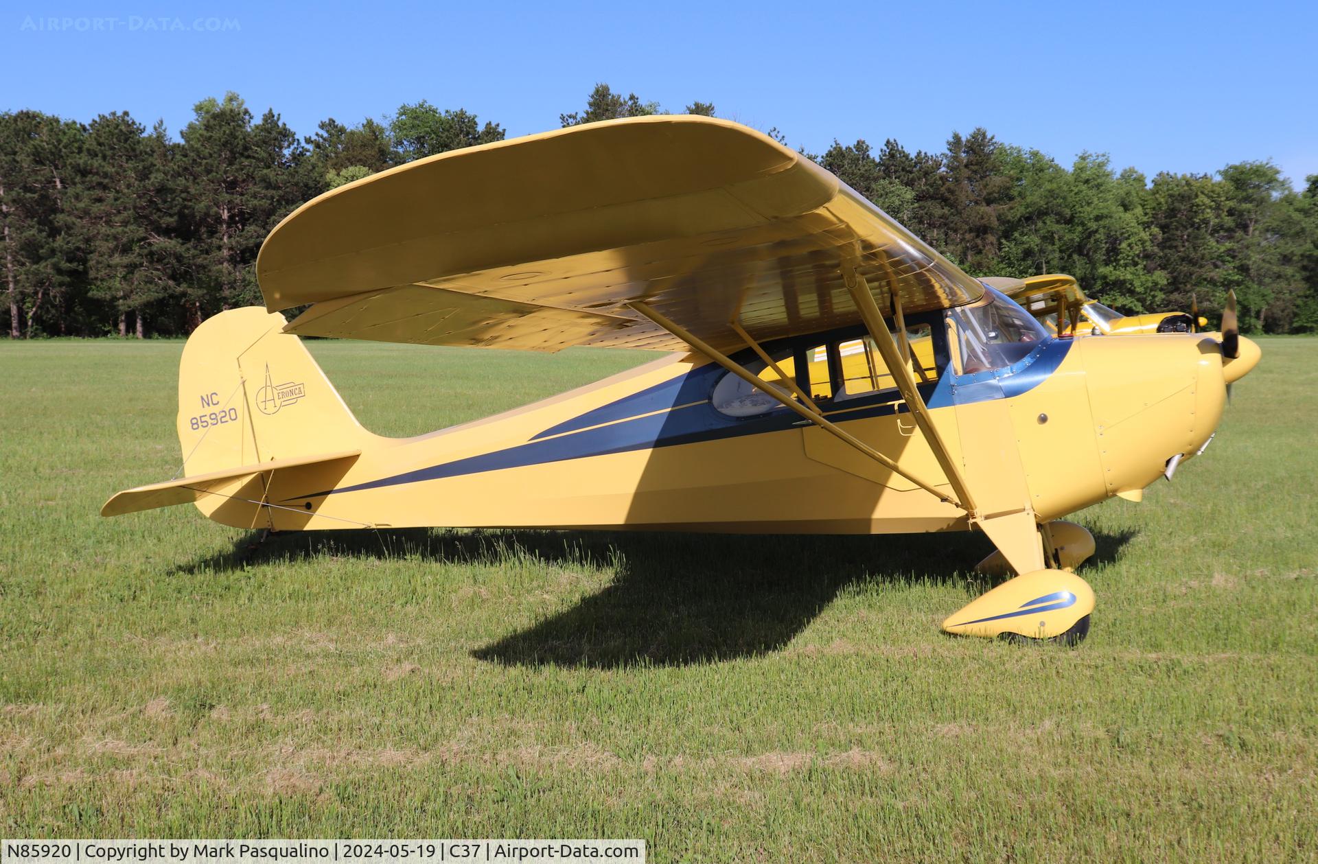 N85920, 1946 Aeronca 11AC Chief C/N 11AC-332, Aeronca 11AC