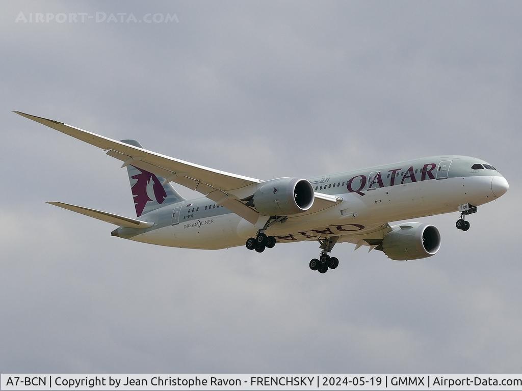 A7-BCN, 2014 Boeing 787-8 Dreamliner C/N 38332, Casablanca (CMN)	Marrakesh (RAK)	QR1395