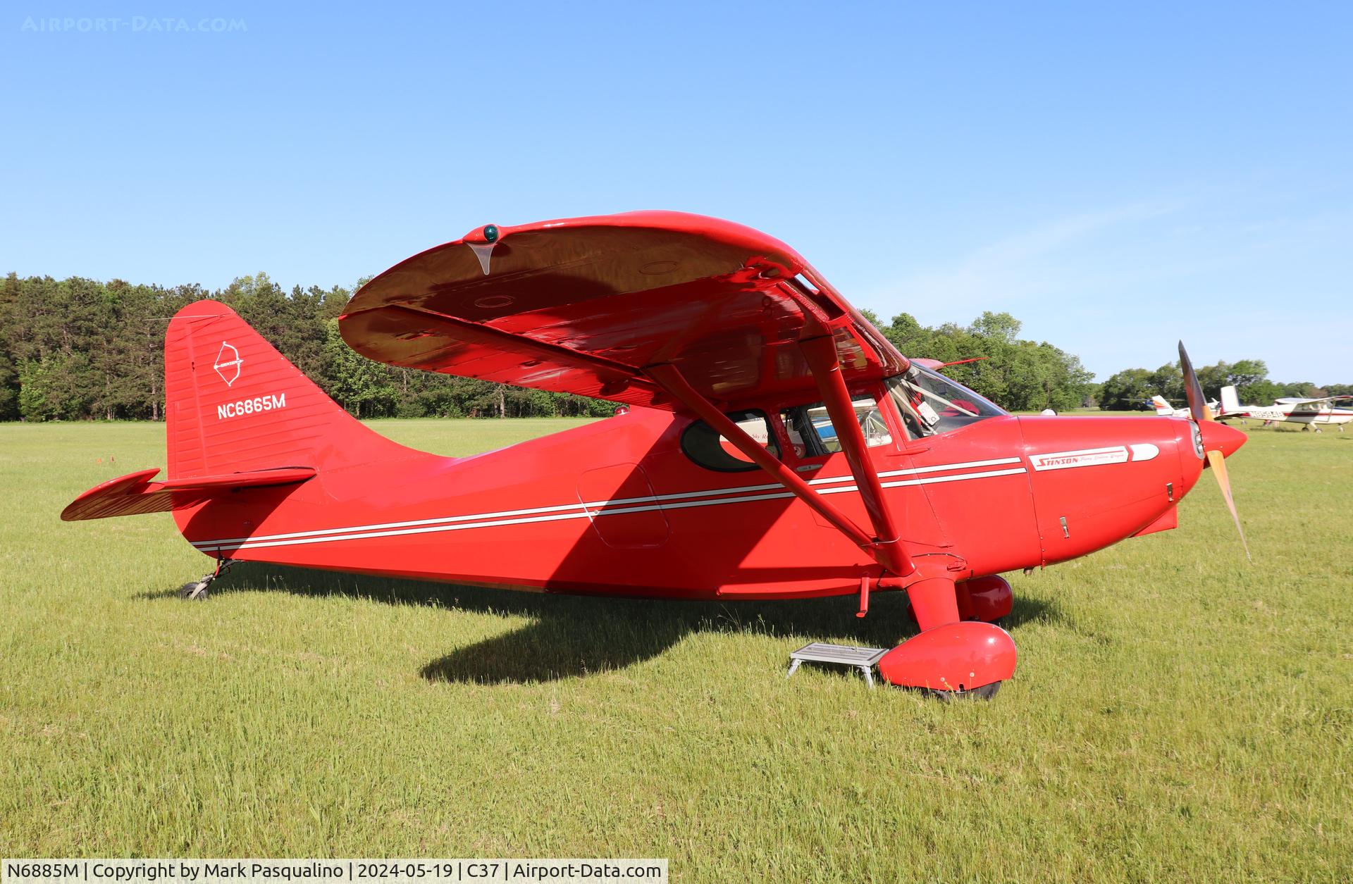 N6885M, 1950 Stinson 108-3 Voyager C/N 108-4885, Stinson 108-3