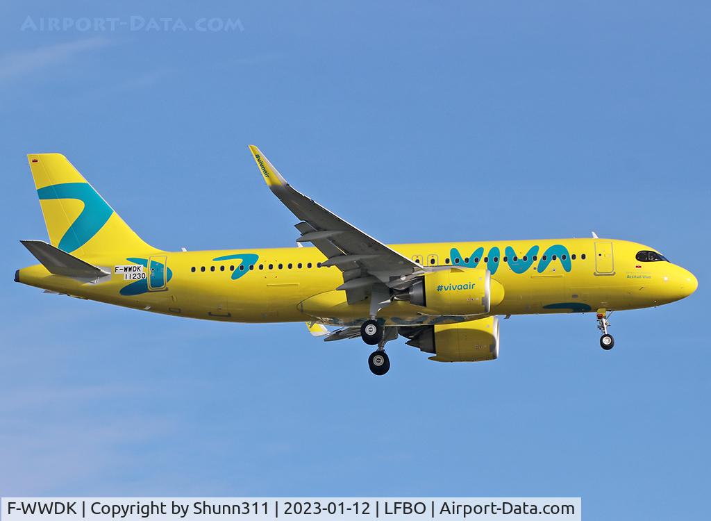 F-WWDK, 2023 Airbus A320-251N C/N 11230, C/n 11230 - Viva Air Colombia ntu... For Easyjet as G-UJEA