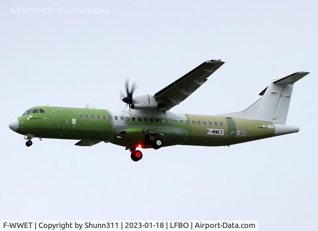 F-WWET, 2023 ATR 72-600 C/N 1673, C/n 1650 - For Air Corsica as F-HKXE