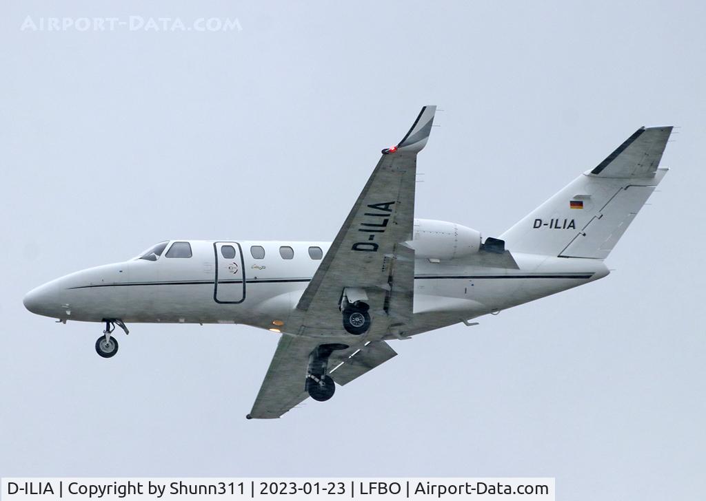 D-ILIA, Cessna 525 Citationjet CJ1 C/N 525-0044, Landing rwy 32L