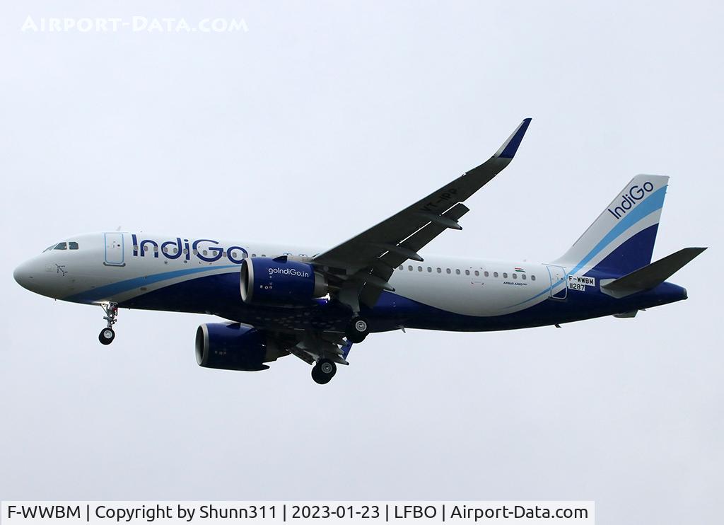 F-WWBM, 2022 Airbus A320-251N C/N 11287, C/n 11287 - To be VT-IPP