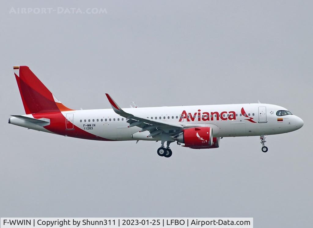 F-WWIN, 2022 Airbus A320-251N C/N 11283, C/n 11283 - To be N942AV