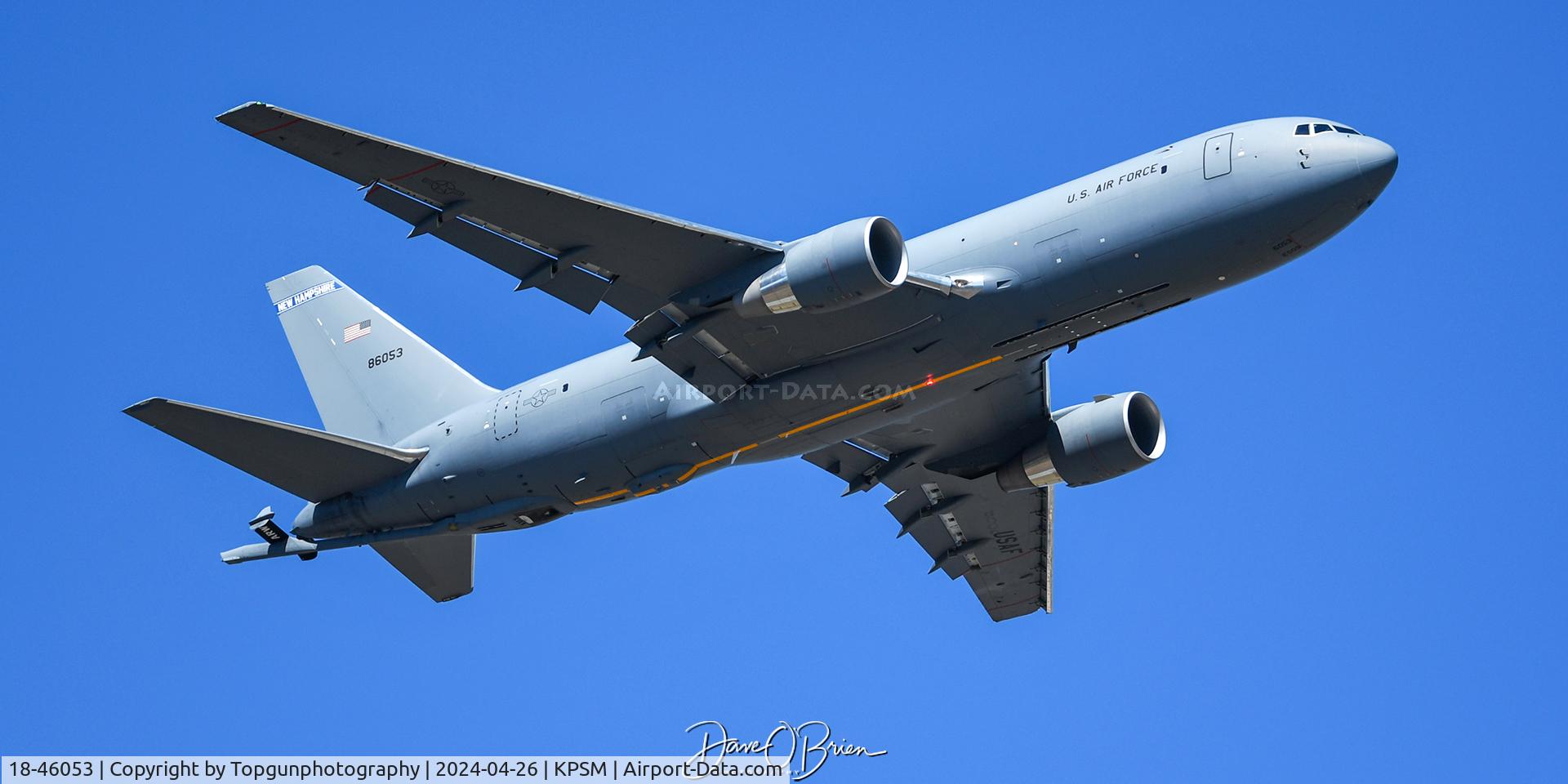 18-46053, 2020 Boeing KC-46A Pegasus C/N 41873, PACK21 off RW16