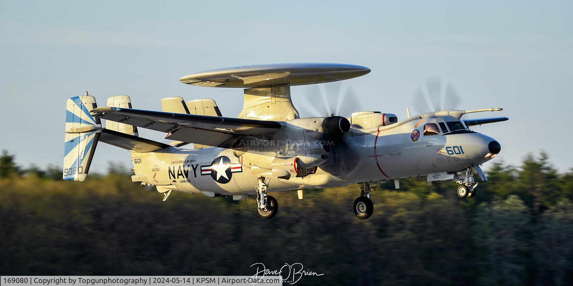 169080, Northrop Grumman E-2D Advanced Hawkeye C/N AA46, GULL5 returning from sortie