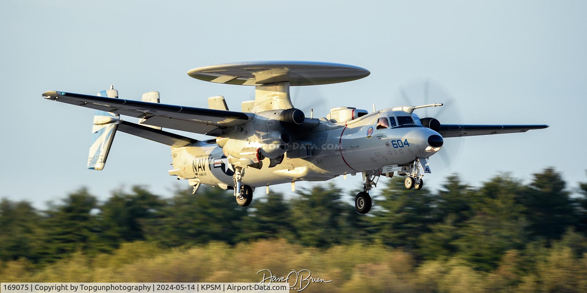 169075, Northrop Grumman E-2D C/N AA41, GULL6 returning from evening sortie