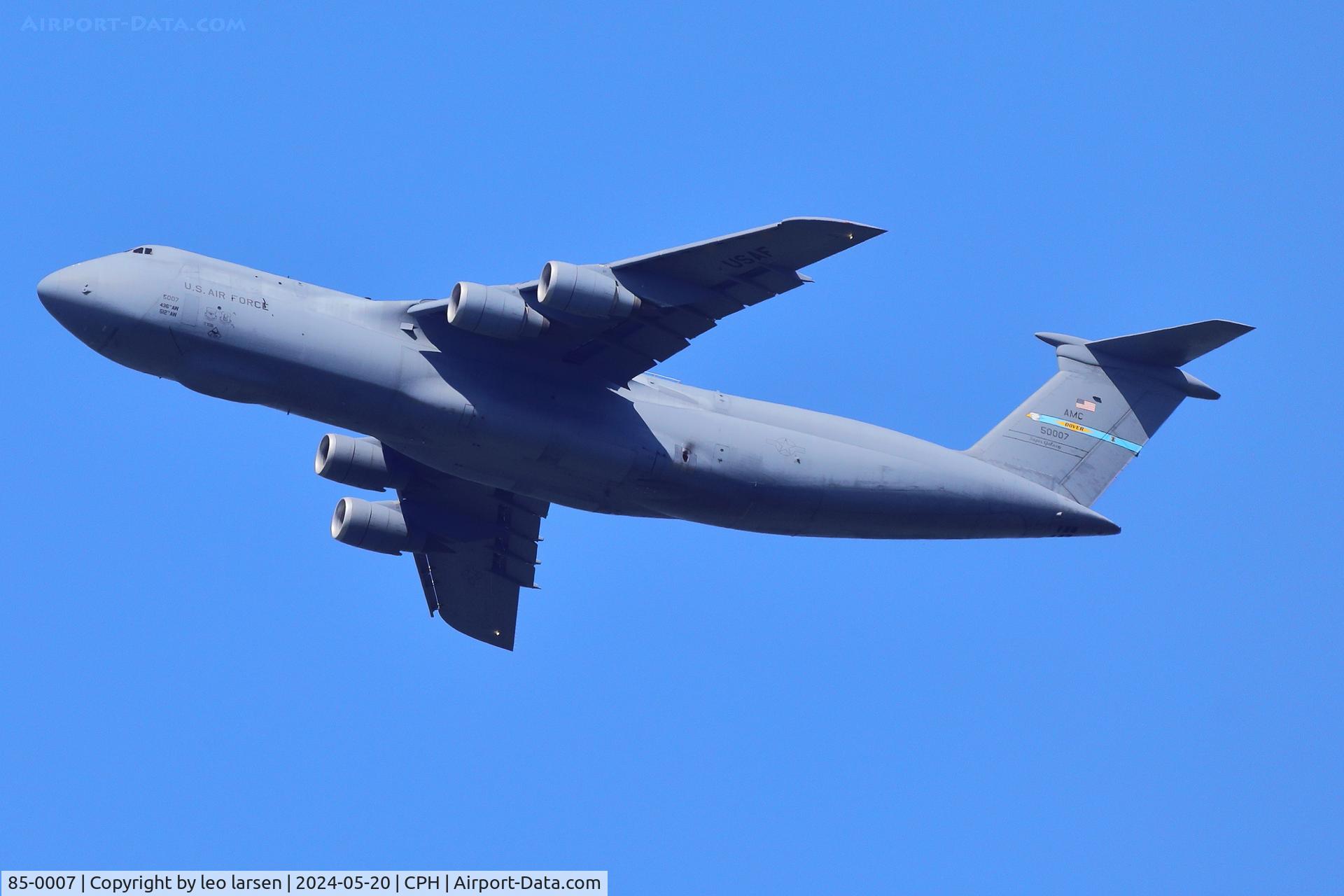 85-0007, 1985 Lockheed C-5M Super Galaxy C/N 500-0093, Copenhagen 20-5-2024