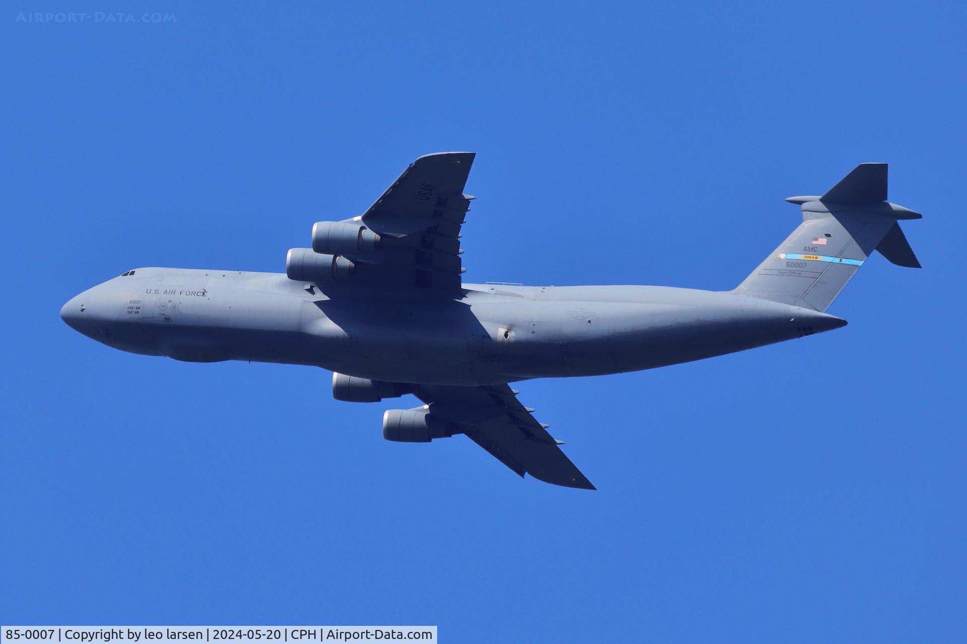 85-0007, 1985 Lockheed C-5M Super Galaxy C/N 500-0093, Copenhagen 20.5.2024