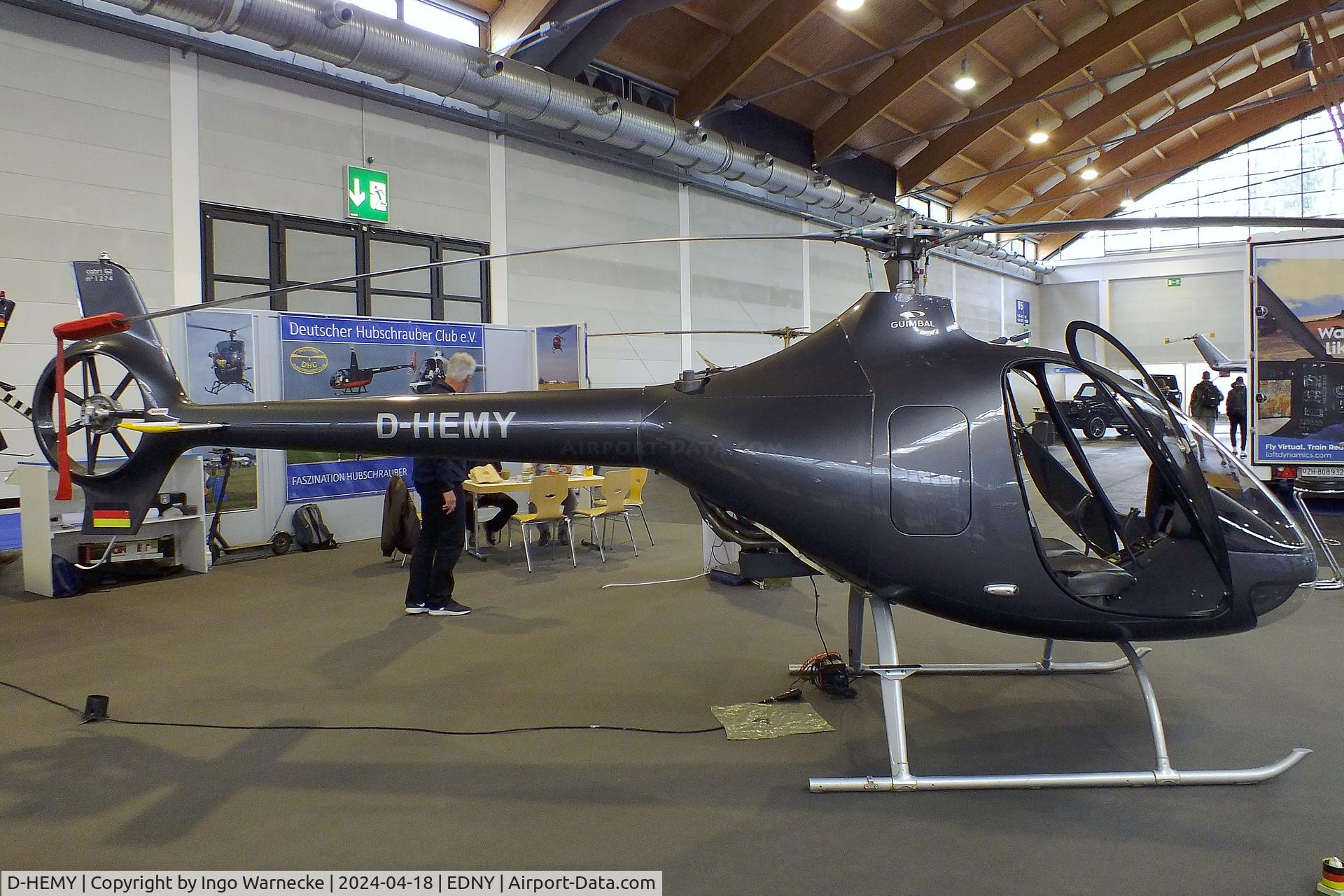 D-HEMY, 2020 Guimbal Cabri G-2 Cabri G2 C/N 1274, Guimbal Cabri G2 at the AERO 2024, Friedrichshafen
