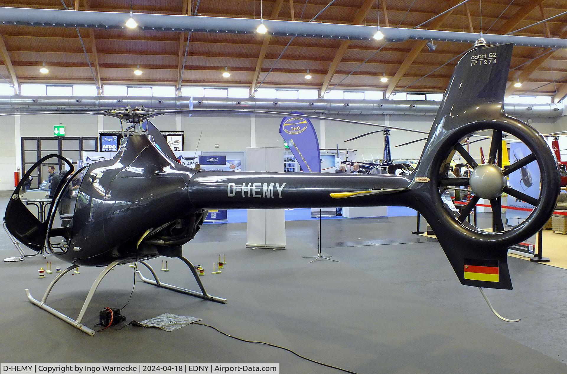 D-HEMY, 2020 Guimbal Cabri G-2 Cabri G2 C/N 1274, Guimbal Cabri G2 at the AERO 2024, Friedrichshafen