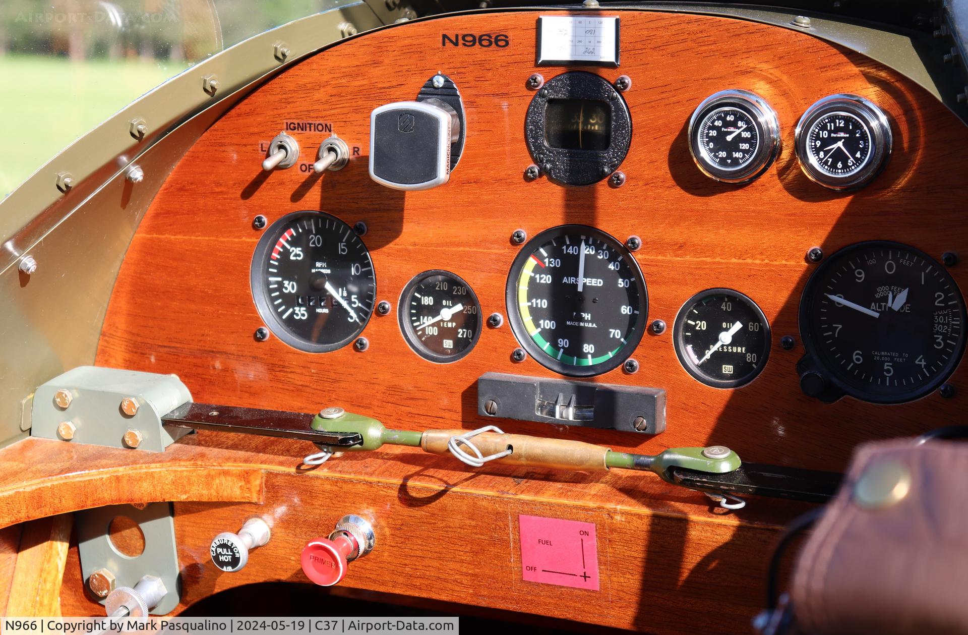 N966, 1975 Bowers Fly Baby C/N 70-14, Bowers Fly Baby