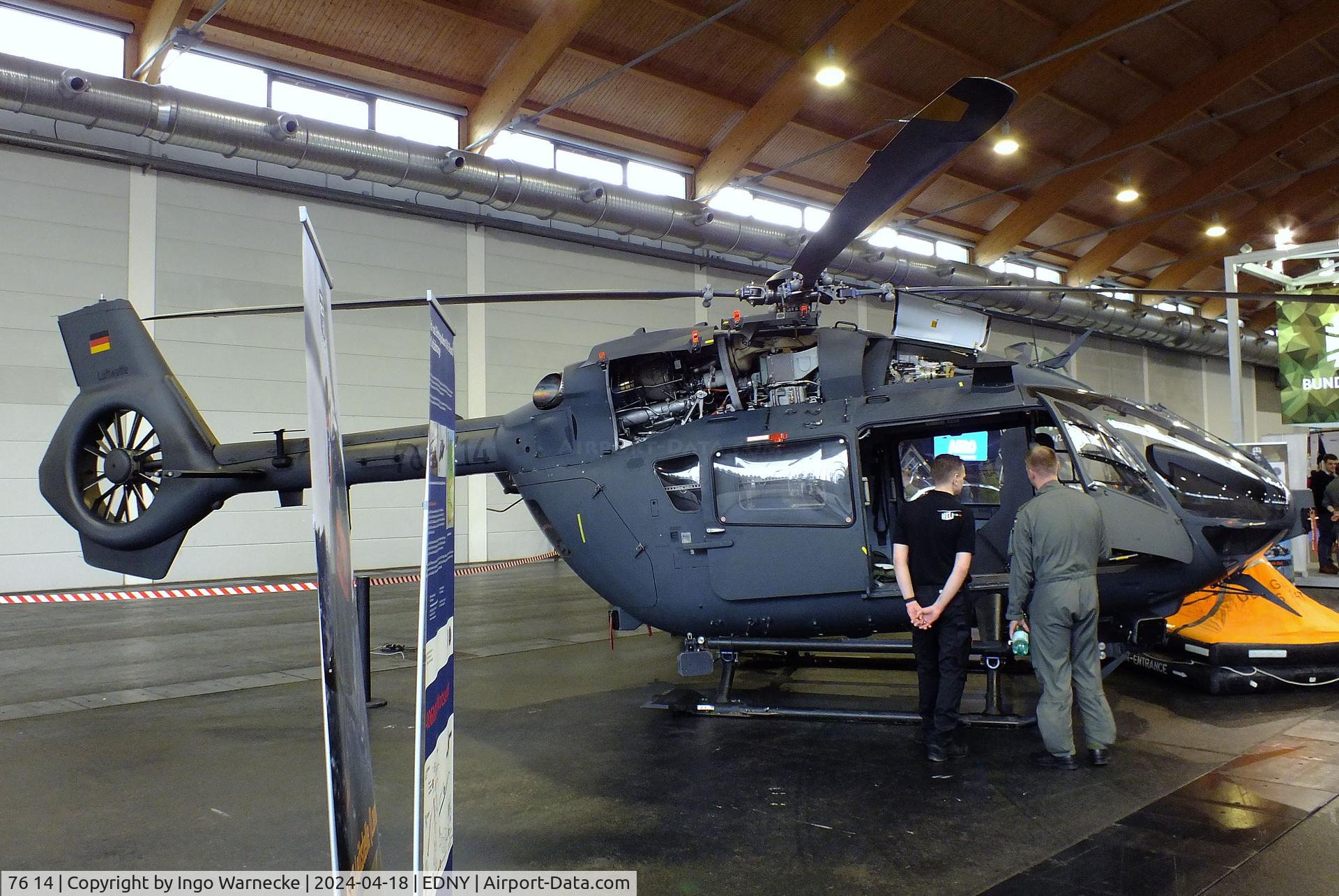 76 14, Airbus Helicopters H-145M C/N 20136, Airbus Helicopters H145M LUH SOF of the Bundeswehr Spezialkräfte (german special operations forces) at the AERO 2024, Friedrichshafen