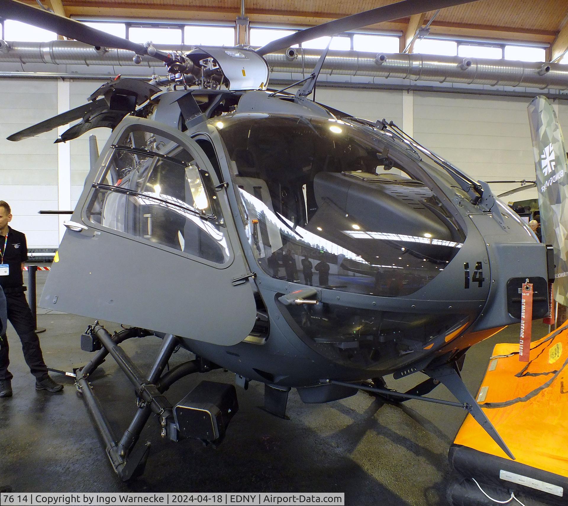 76 14, Airbus Helicopters H-145M C/N 20136, Airbus Helicopters H145M LUH SOF of the Bundeswehr Spezialkräfte (german special operations forces) at the AERO 2024, Friedrichshafen