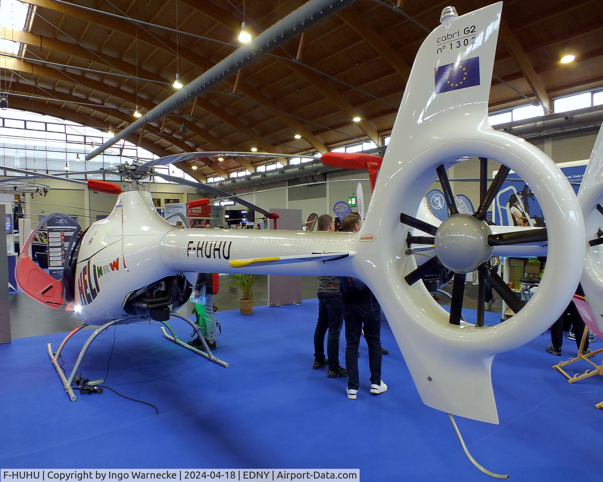 F-HUHU, Guimbal Cabri G2 C/N 1302, Guimbal Cabri G2 of Heli NRW at the AERO 2024, Friedrichshafen