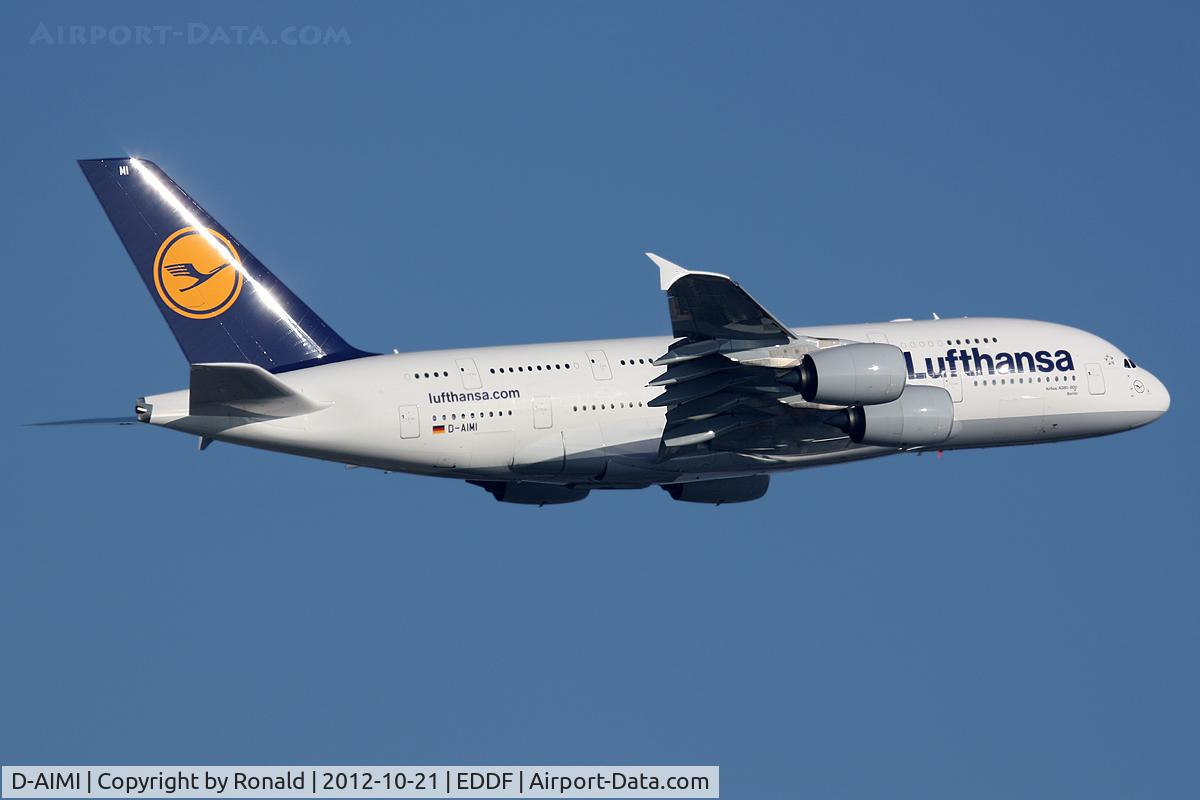 D-AIMI, 2011 Airbus A380-841 C/N 072, at fra