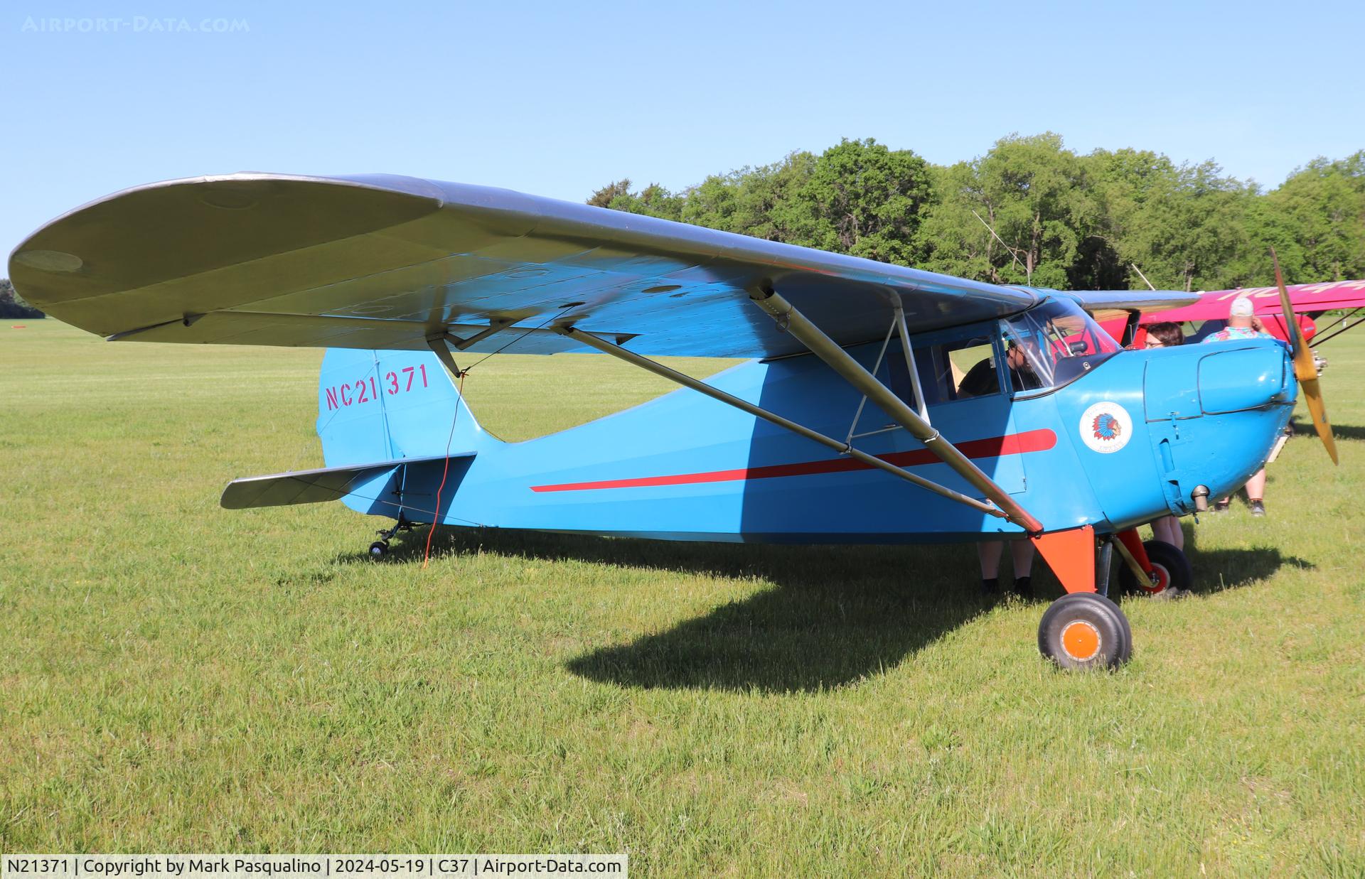 N21371, 1938 Aeronca 65-CA Super Chief C/N C1808, Aeronca 65-CA