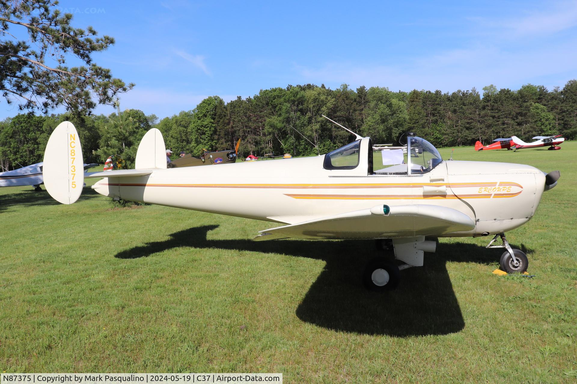 N87375, 1946 Ercoupe 415-C C/N 548, Ercoupe 415-C