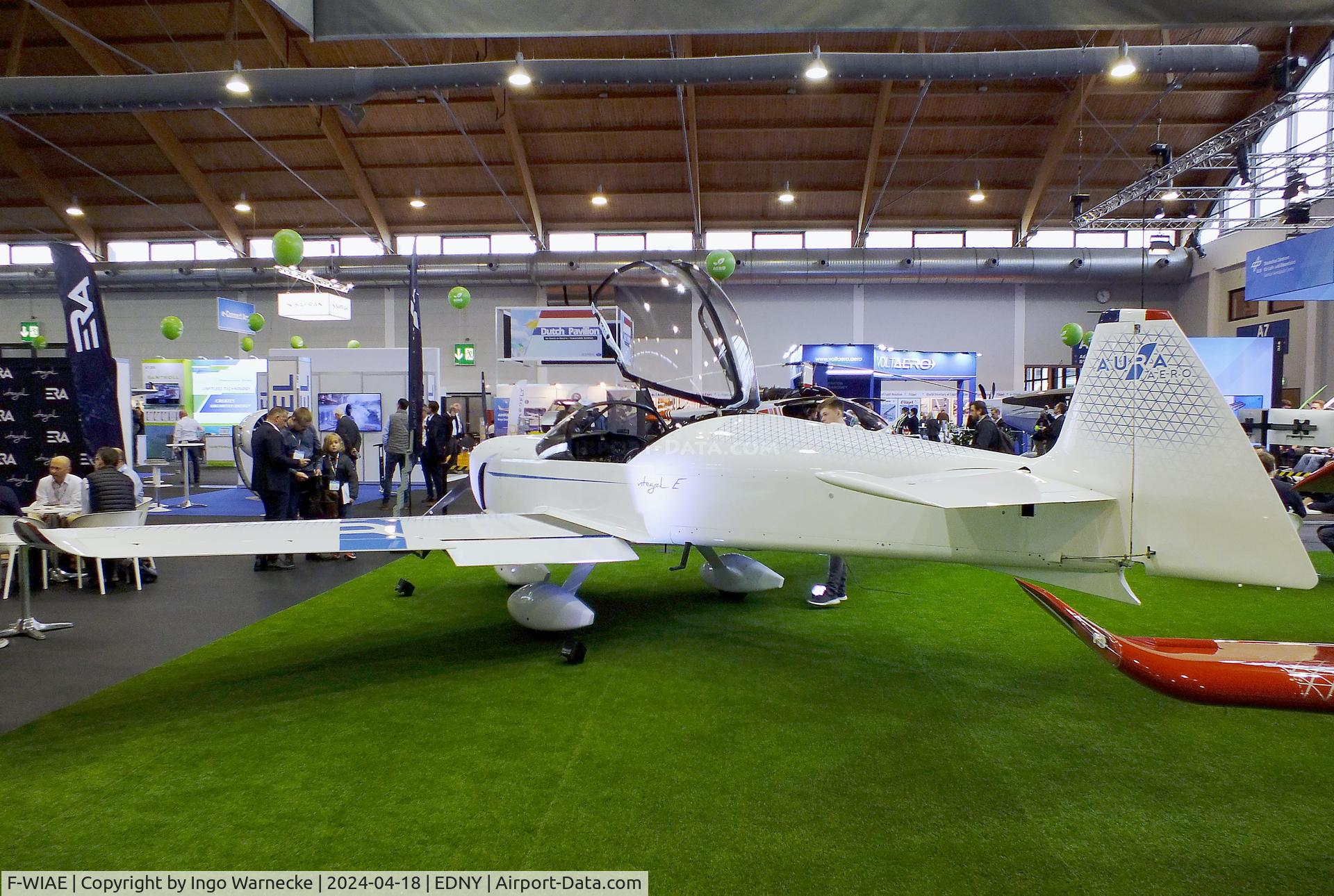 F-WIAE, 2023 Aura Aero Integral E C/N 01, Aura Aero Integral E with Safran ENGINeUS electric motor at the AERO 2024, Friedrichshafen