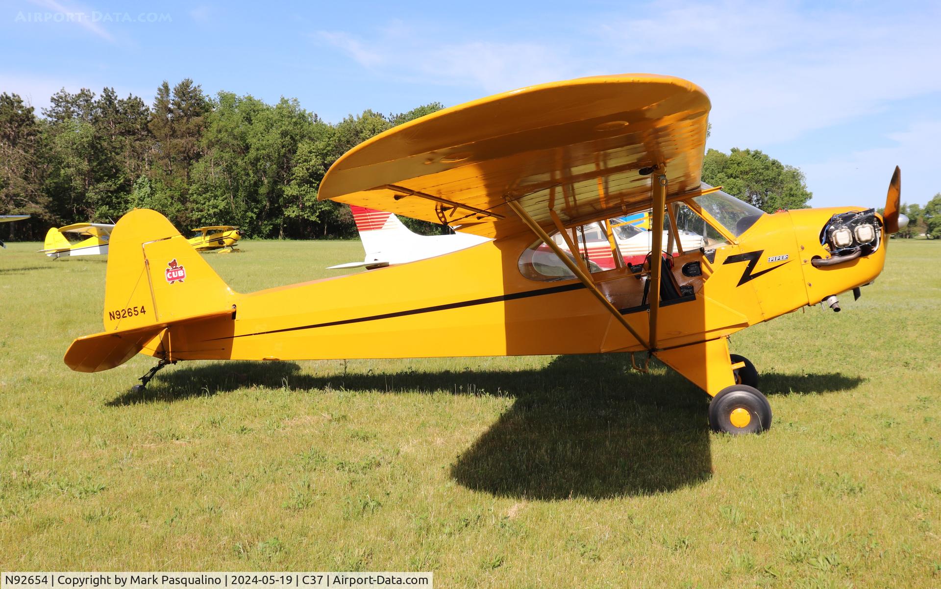N92654, 1946 Piper J3C-65 Cub Cub C/N 17027, Piper J3C-65