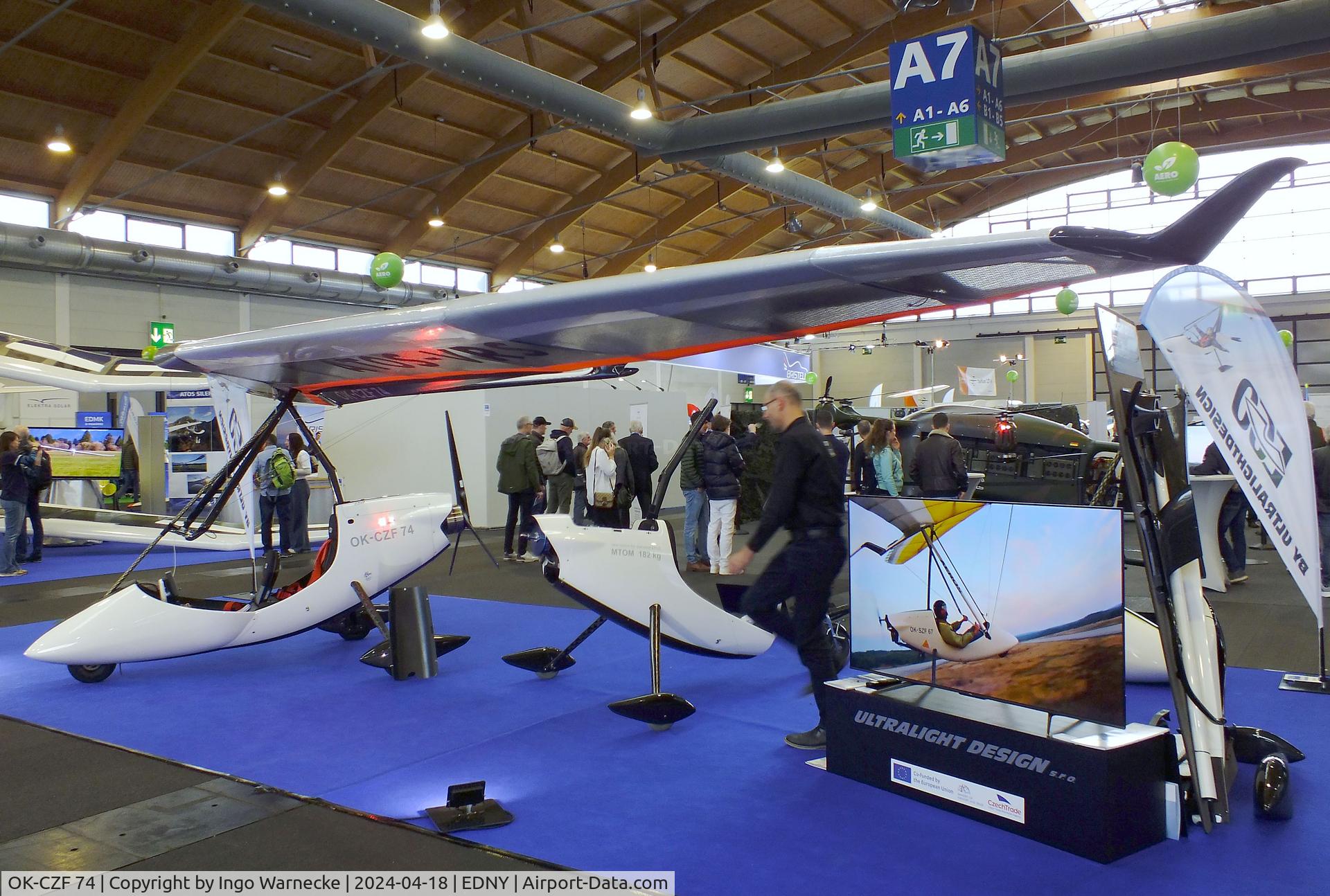 OK-CZF 74, Ultralight Design Ego Trike C/N not found_OK-CZF 74, Ultralight Design Ego Tandem Trike with ATOS VRS wing at the AERO 2024, Friedrichshafen
