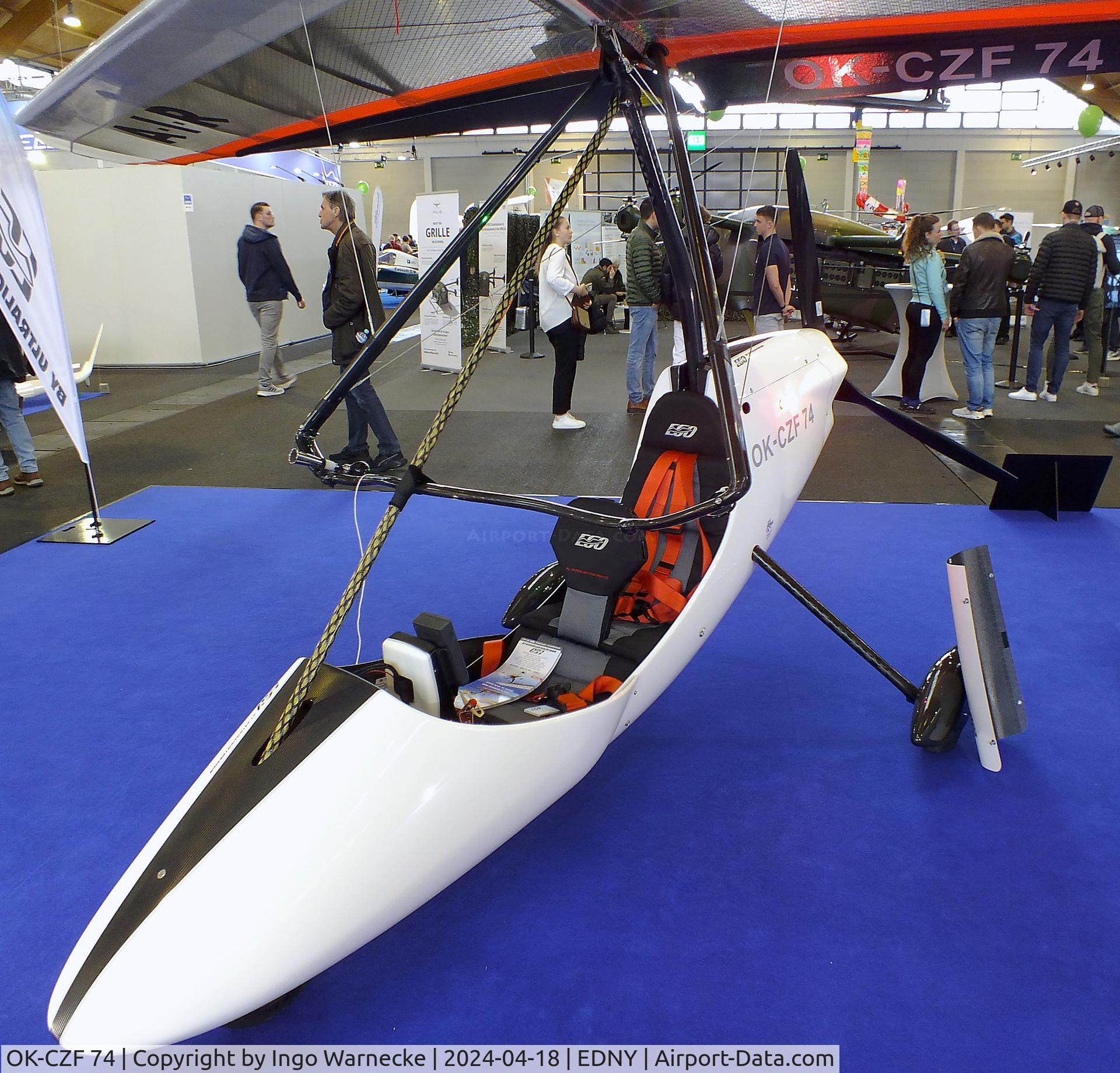 OK-CZF 74, Ultralight Design Ego Trike C/N not found_OK-CZF 74, Ultralight Design Ego Tandem Trike with ATOS VRS wing at the AERO 2024, Friedrichshafen