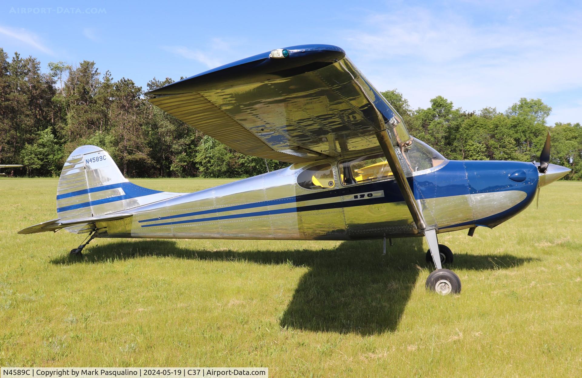 N4589C, 1953 Cessna 170B C/N 25533, Cessna 170B