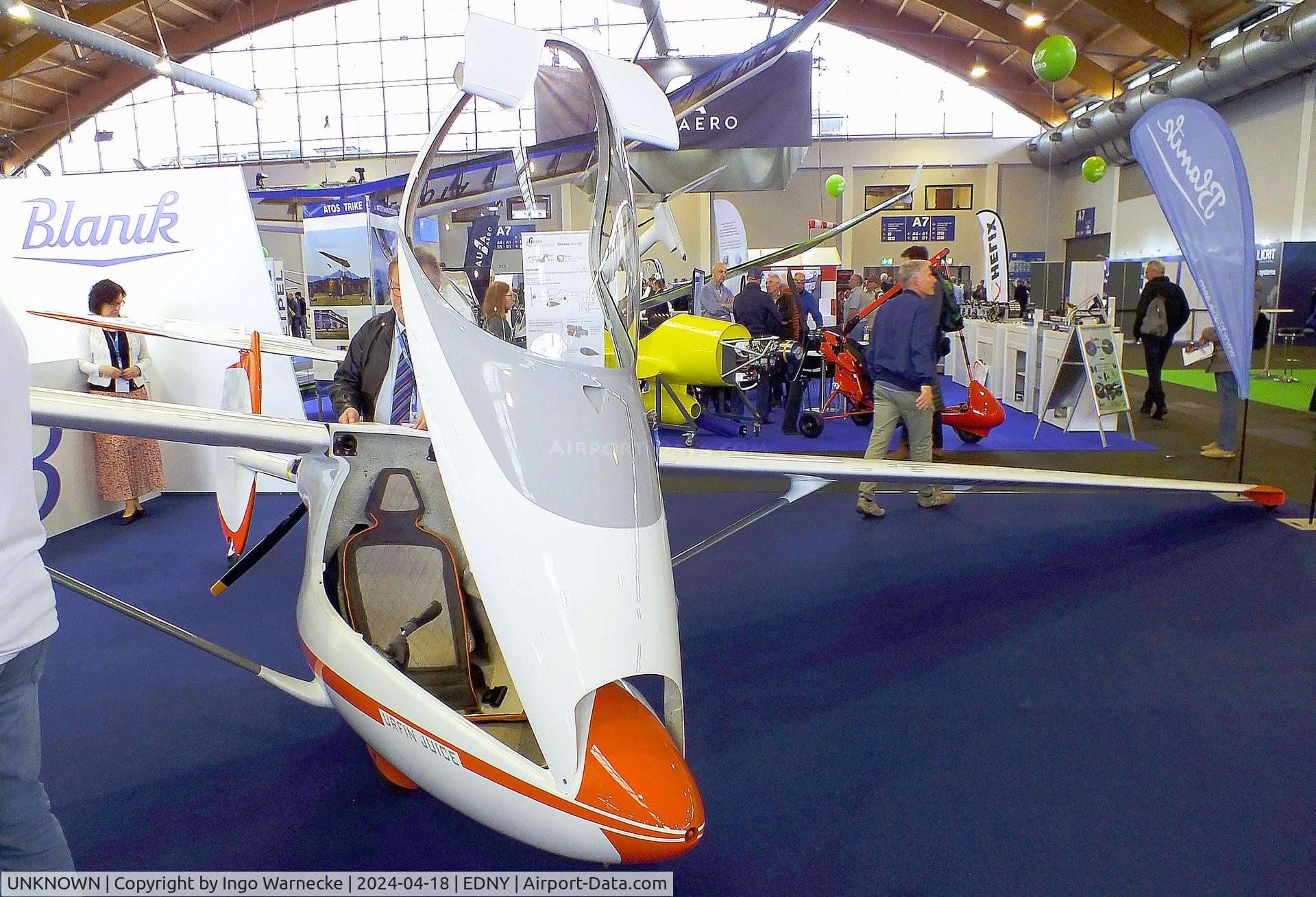 UNKNOWN, 2024 Blanik Aircraft Urfin Juice C/N 01, Blanik Aircraft Urfin Juice first prototype with electric motor at the AERO 2024, Friedrichshafen