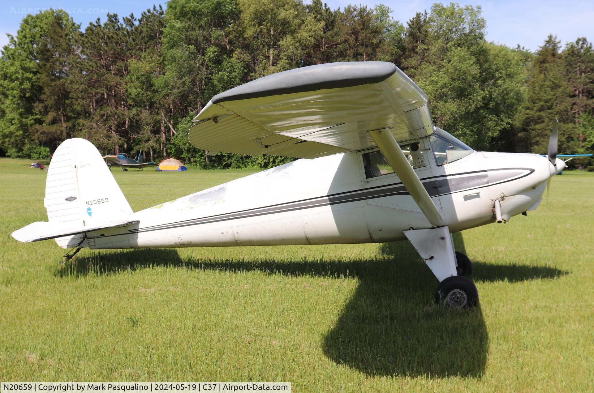 N20659, 1938 Luscombe 8A C/N 822, Luscombe 8A