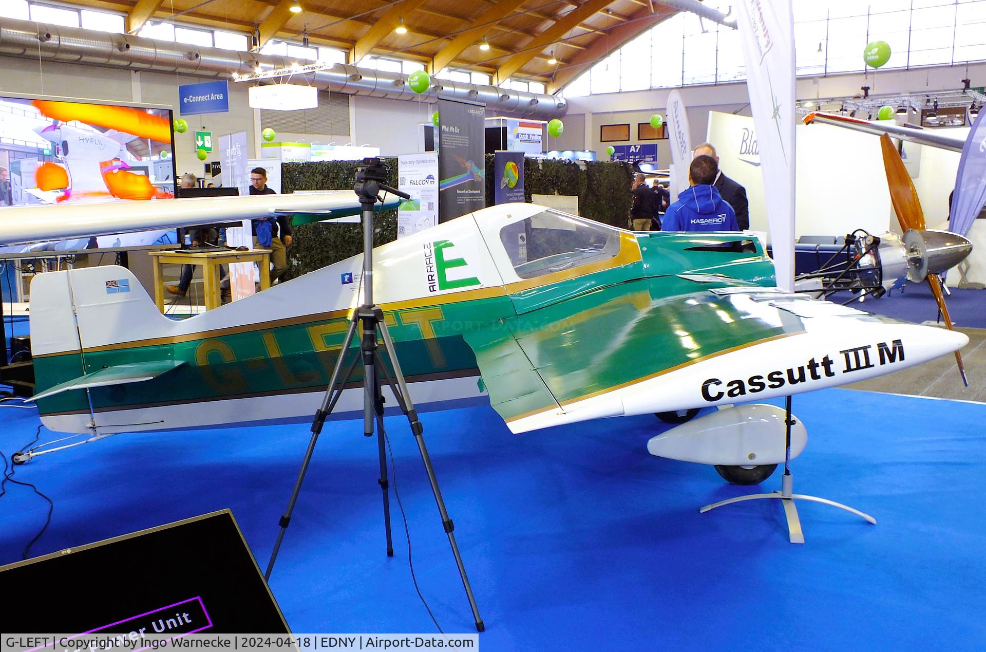 G-LEFT, 2010 Cassutt IIIM Racer C/N LAA 034-14983, Cassutt IIIM with electric motor at the AERO 2024, Friedrichshafen